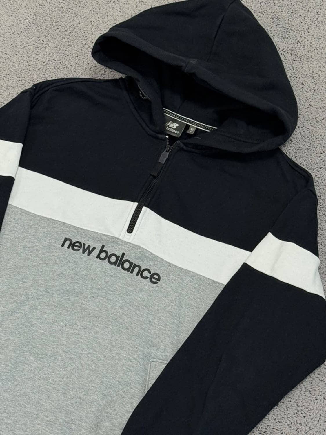 (90) 뉴발란스 하프집 후드 티 상품이미지2