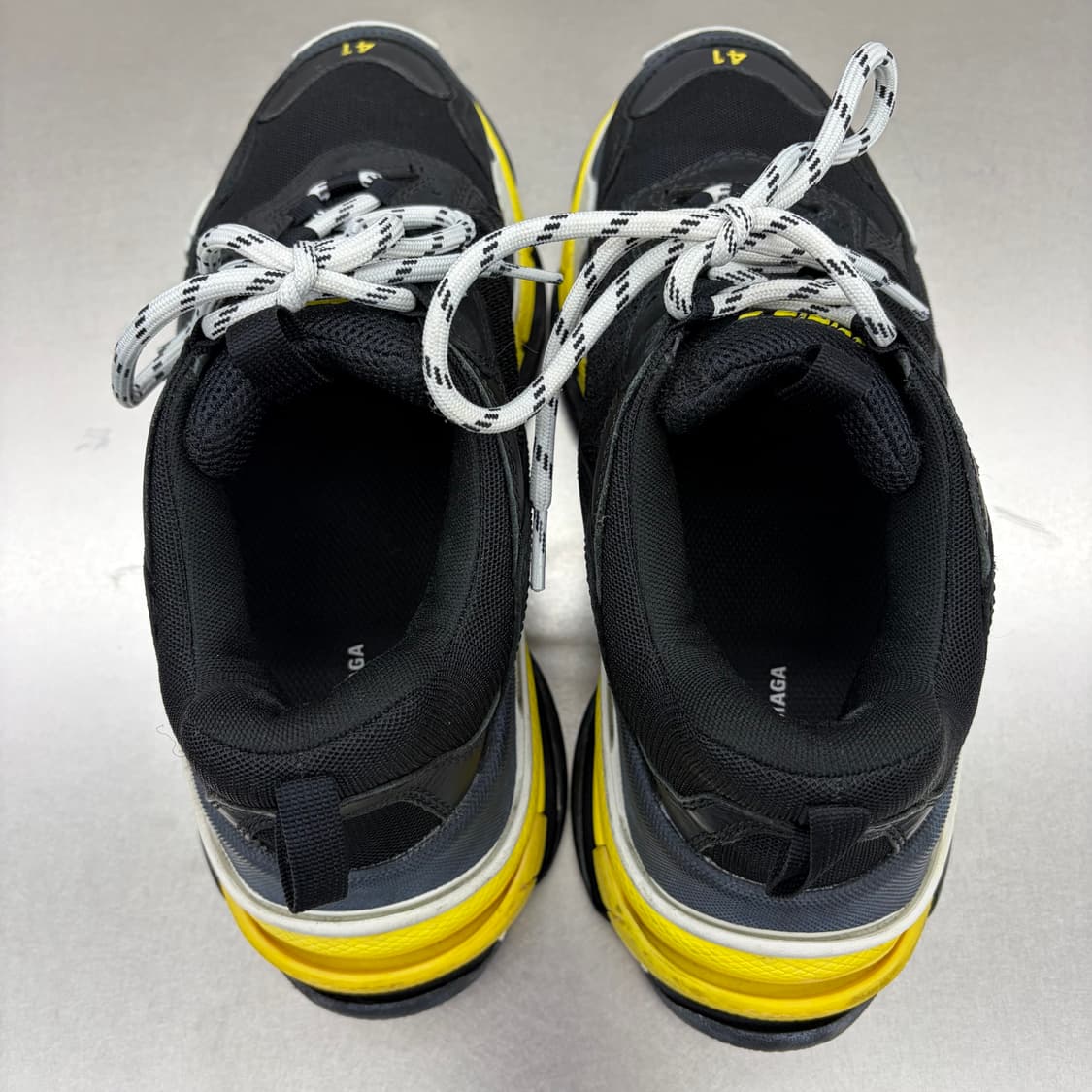 발렌시아가 트리플 S 블랙 옐로우 화이트 상품이미지6