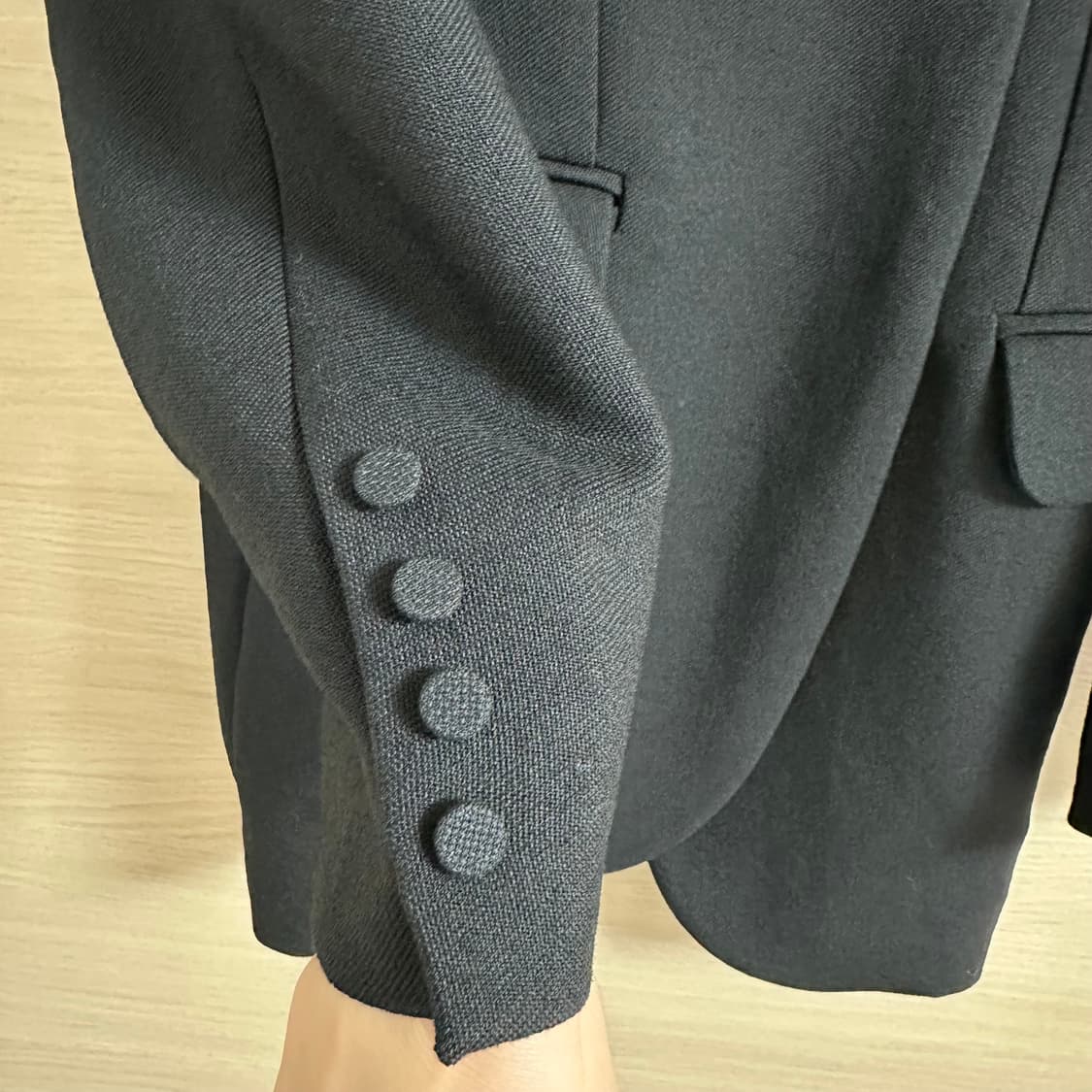 자크뮈스 아이코닉 블랙 울 자켓 38사이즈 / 새상품  상품이미지4