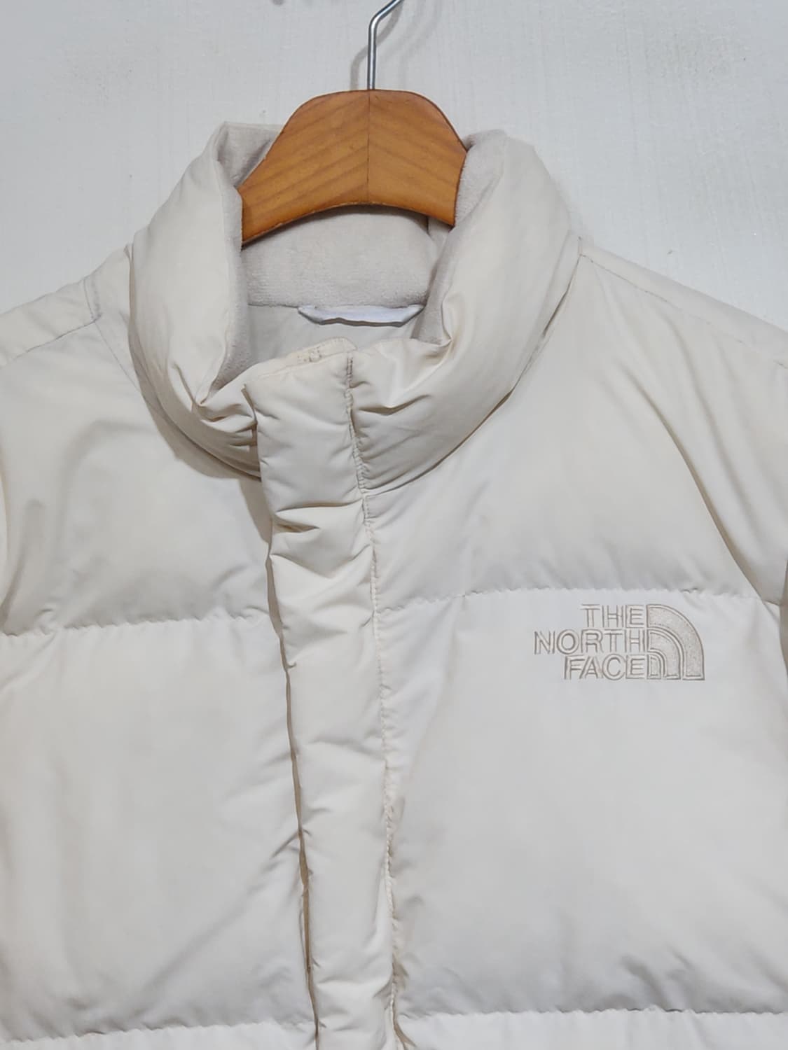 (L) 노스페이스 패딩점퍼 아이보리 티볼에어 자켓  상품이미지2