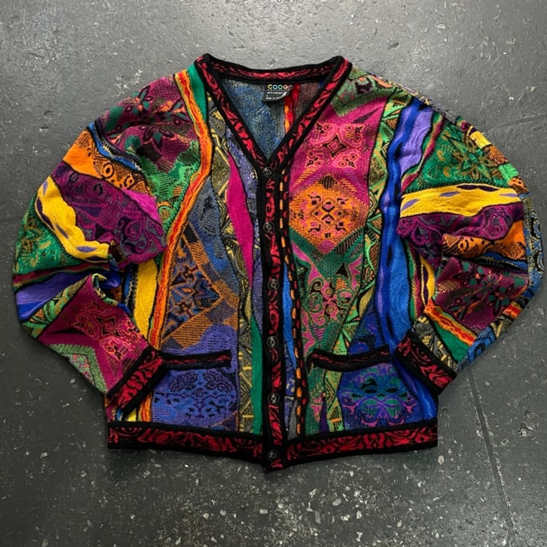 100 쿠지 케이블 가디건 상품이미지1