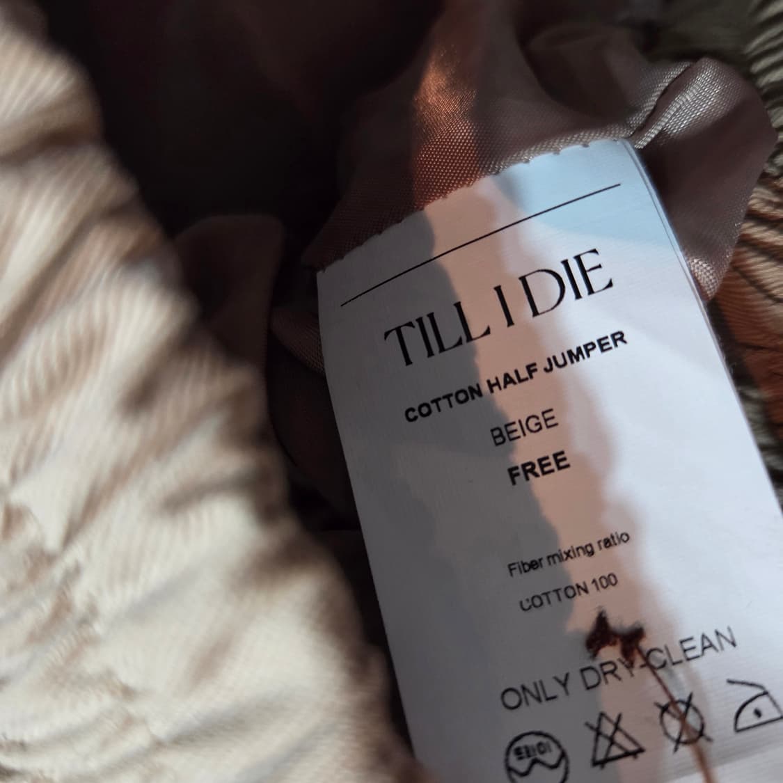 TILL I DIE 틸아이다이 버튼 업 비조 블루종 상품이미지8
