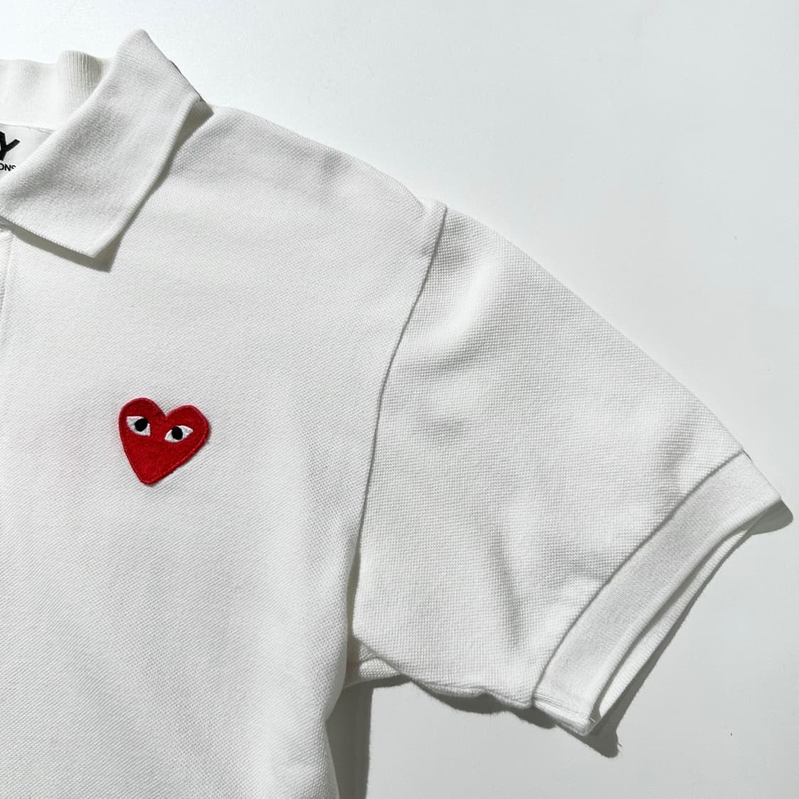 꼼데가르송 플레이 하트와펜 폴로 카라 반팔 티셔츠 상품이미지5