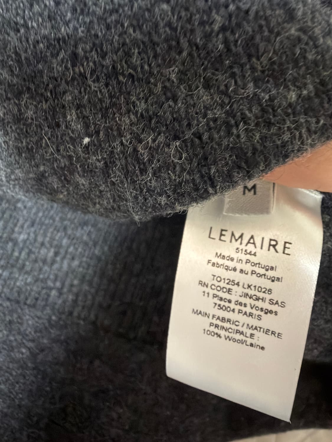 르메르 25FW 메리노울  크루넥 니트 상품이미지5