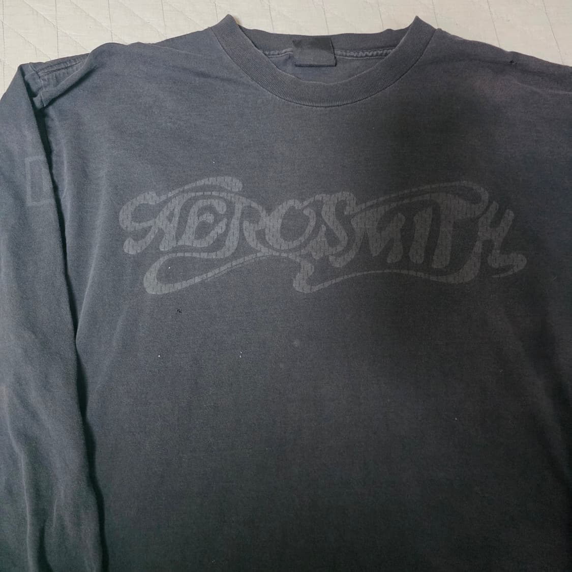 [OS] 00s 빈티지 에어로스미스 밴드티 롱슬리브 트래쉬드 상품이미지2