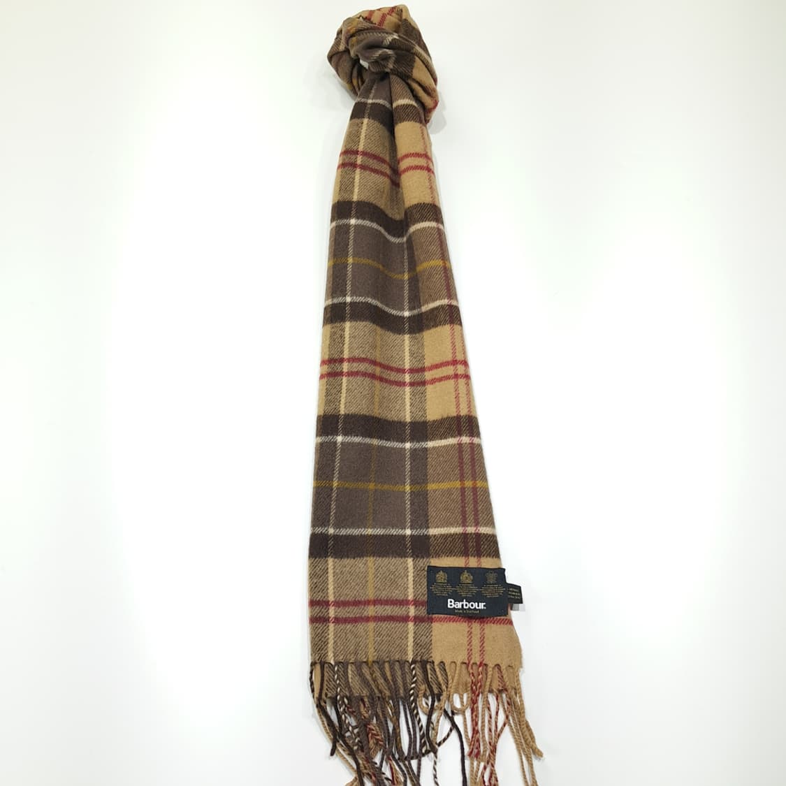 MX486 바버 90s 영국판 울캐시미어 클래식타탄 머플러 목도리 상품이미지5