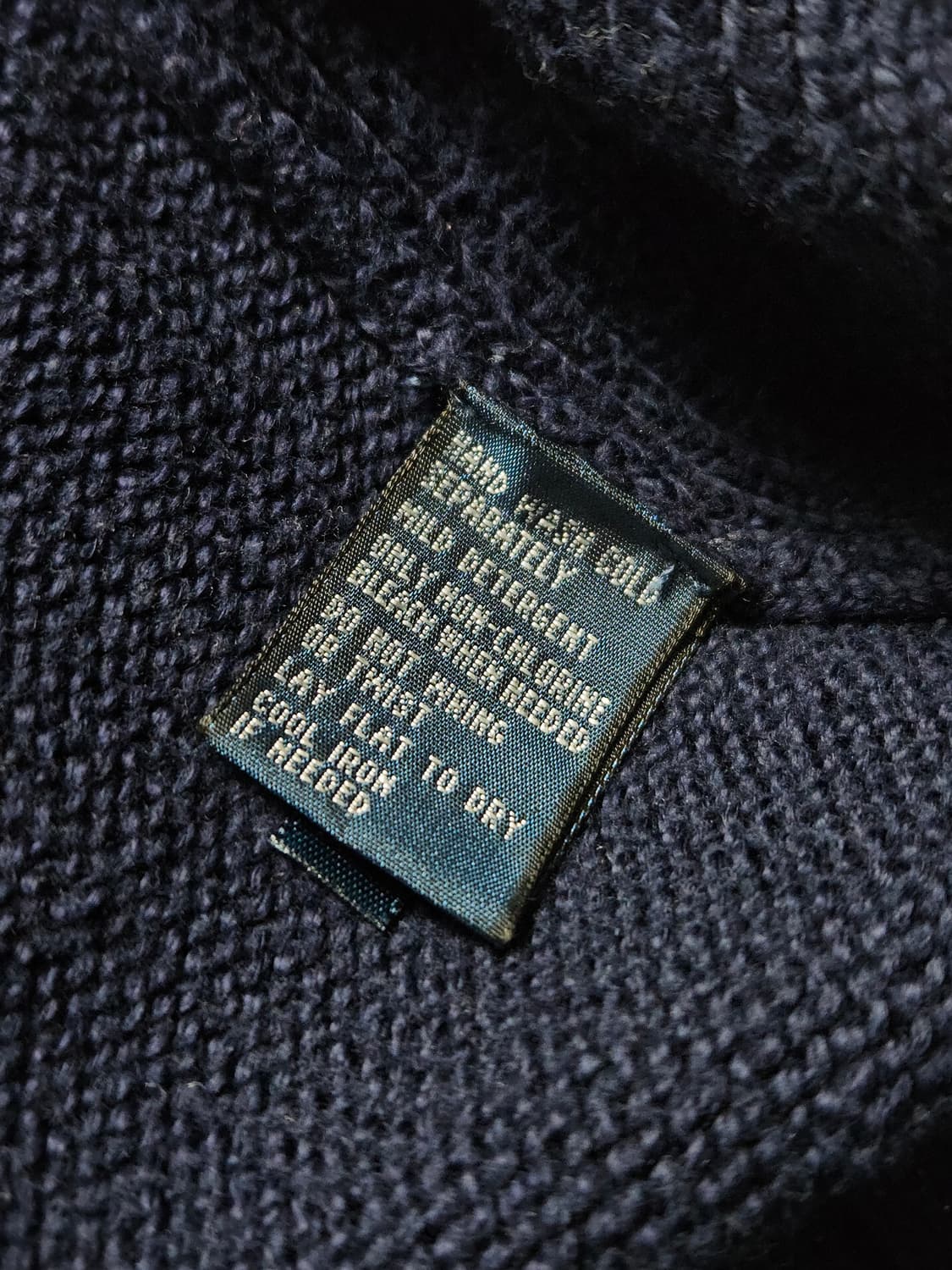 폴로 랄프로렌 니트 풀집업 투웨이 S 100 상품이미지4