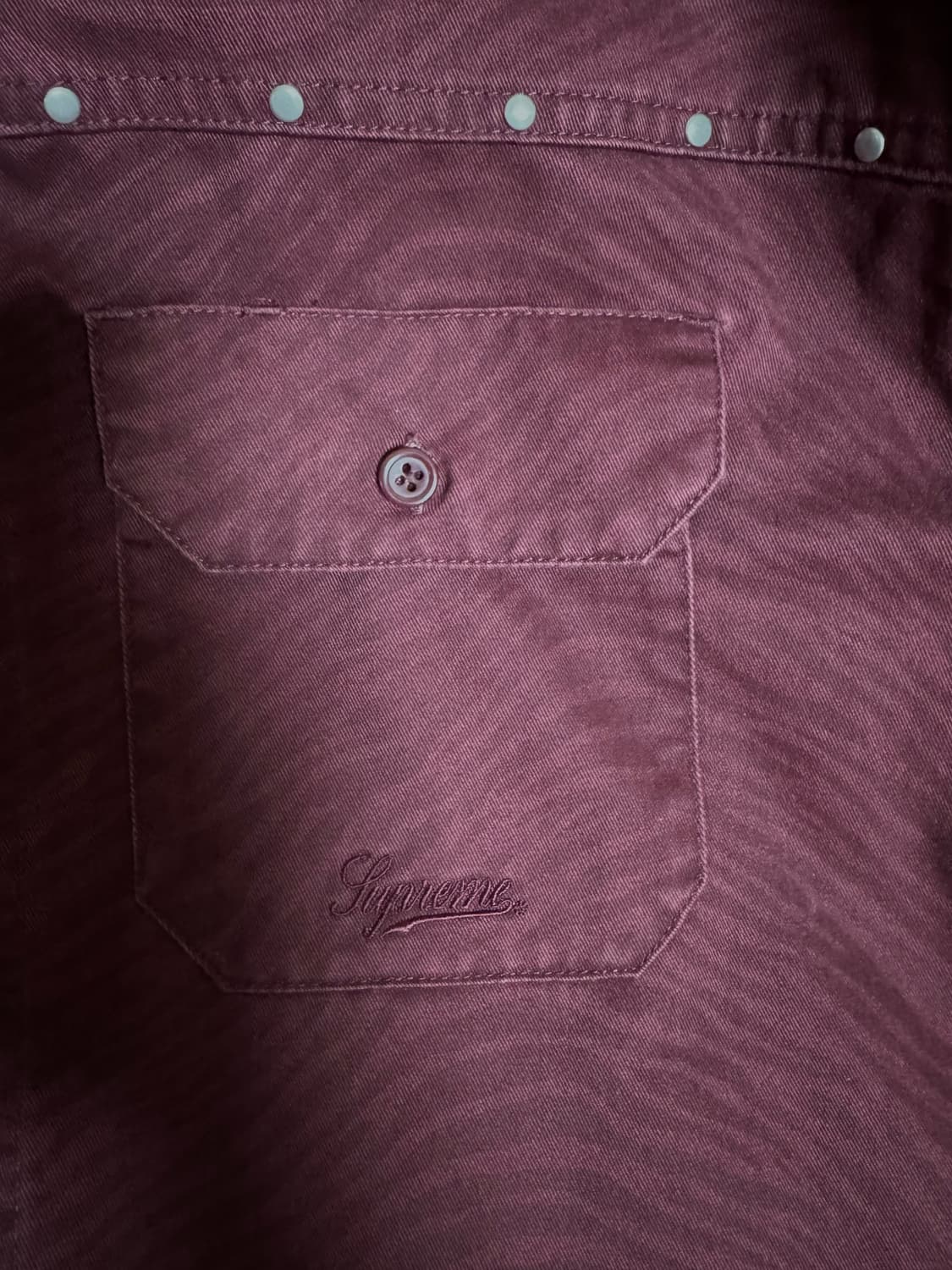 [M] 슈프림 스터드 워크 재킷 버건디 - 22FW 상품이미지5