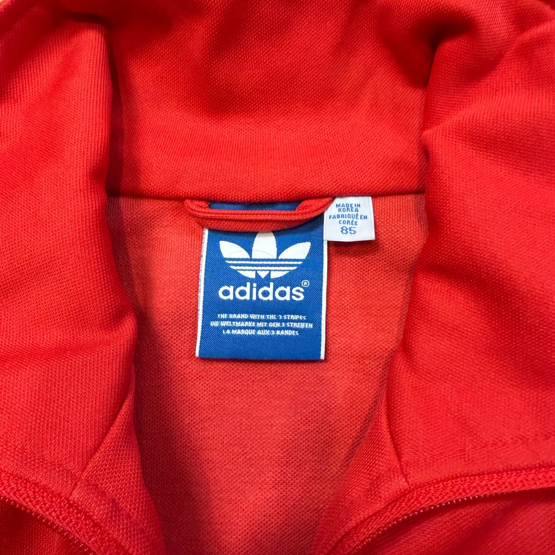 아디다스 유로파 자수로고 레드 트랙탑 져지 상품이미지2