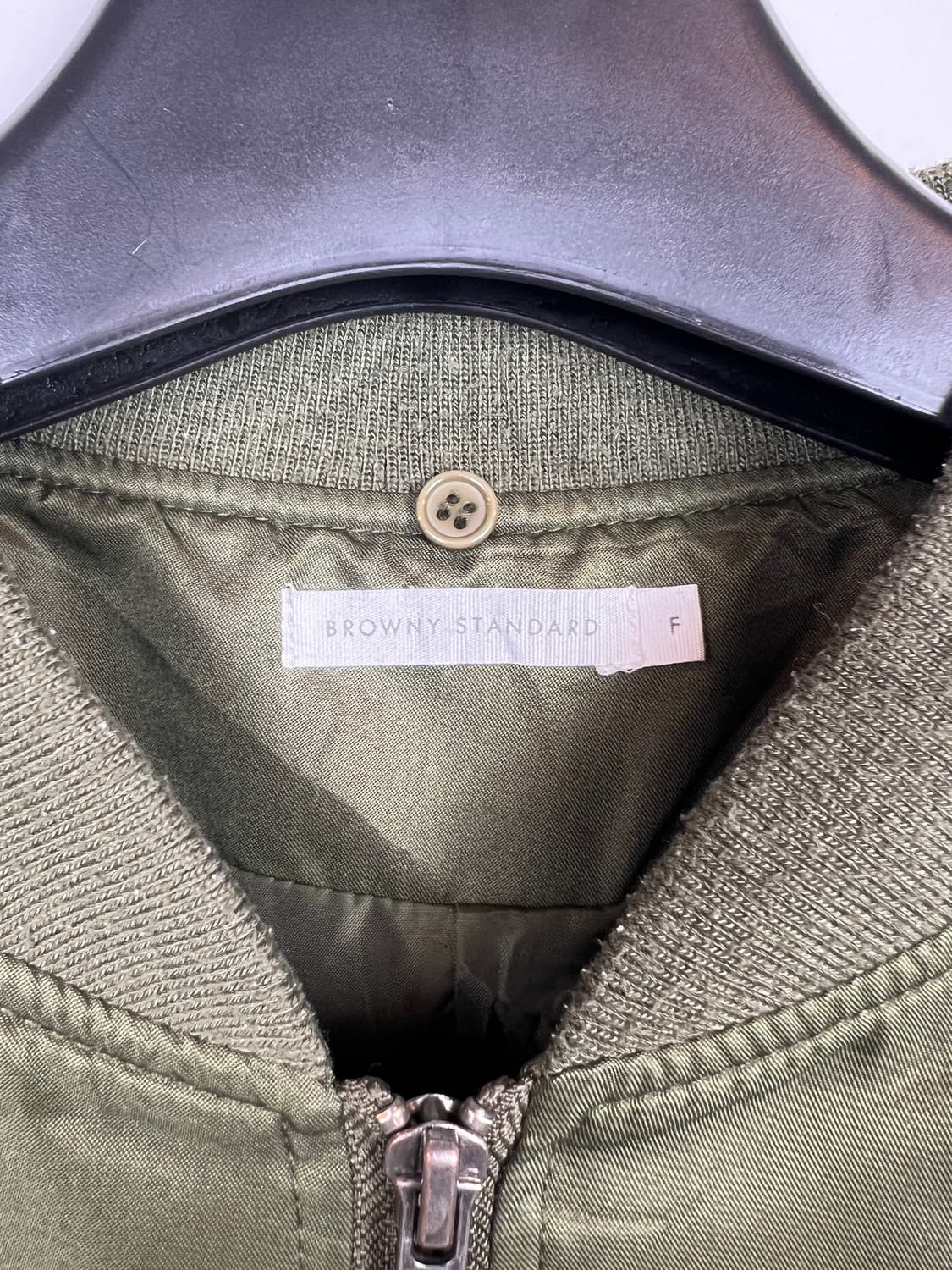 BROWNY STANDARD 올리브 봄버 자켓 F 상품이미지3