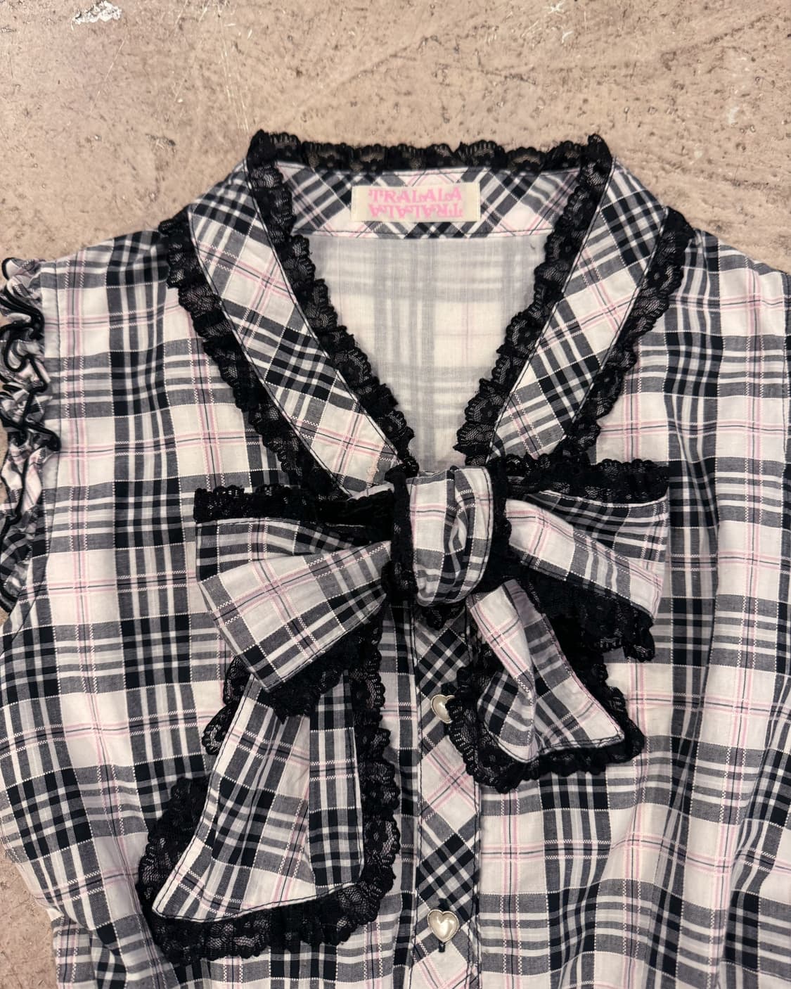 TRALALA 체크 원피스 상품이미지2