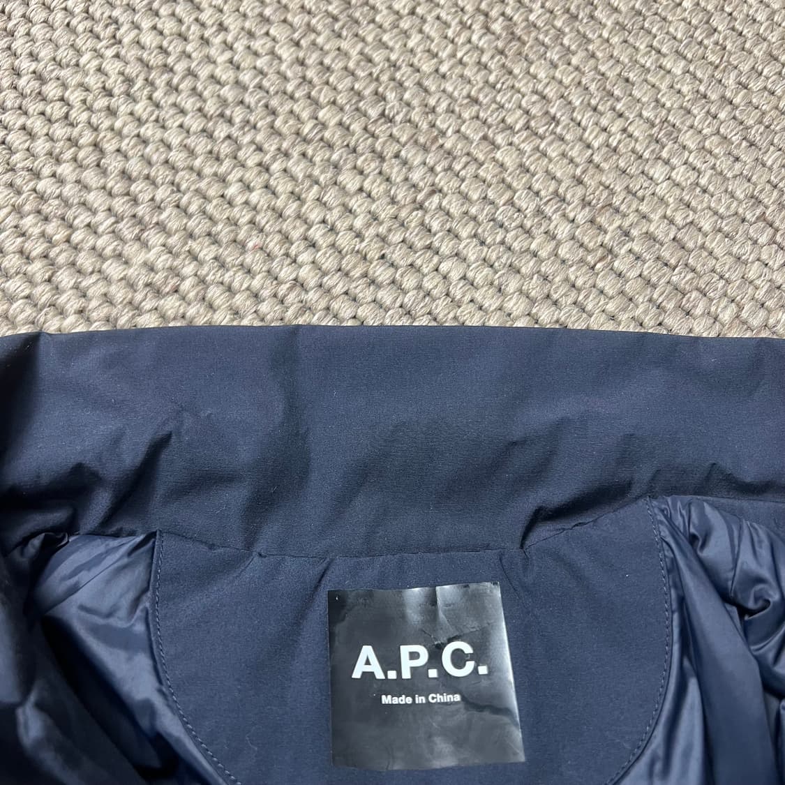 A.P.C. 아페쎄 Saul 누빔 코치 자켓 네이비 S 상품이미지6