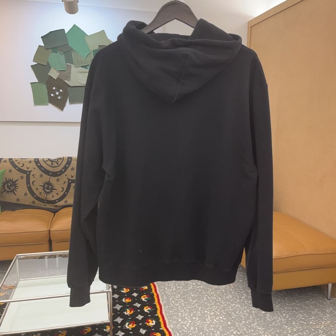 챔피온 어센틱 올드스쿨 프린팅 오버핏 약기모 후드티 L C07781 상품이미지4