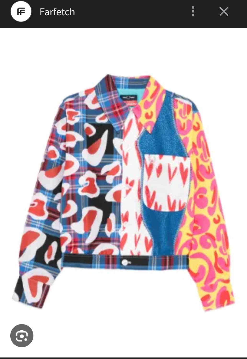 찰스 제프리 러버보이 X 프레드 페리 패치워크 재킷 상품이미지1