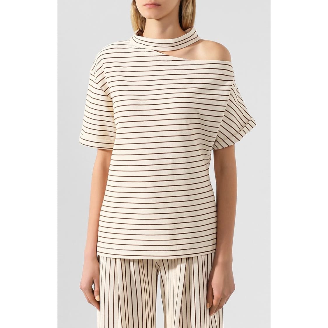 에리카 카발리니 컷아웃 코튼 탑 상품이미지1