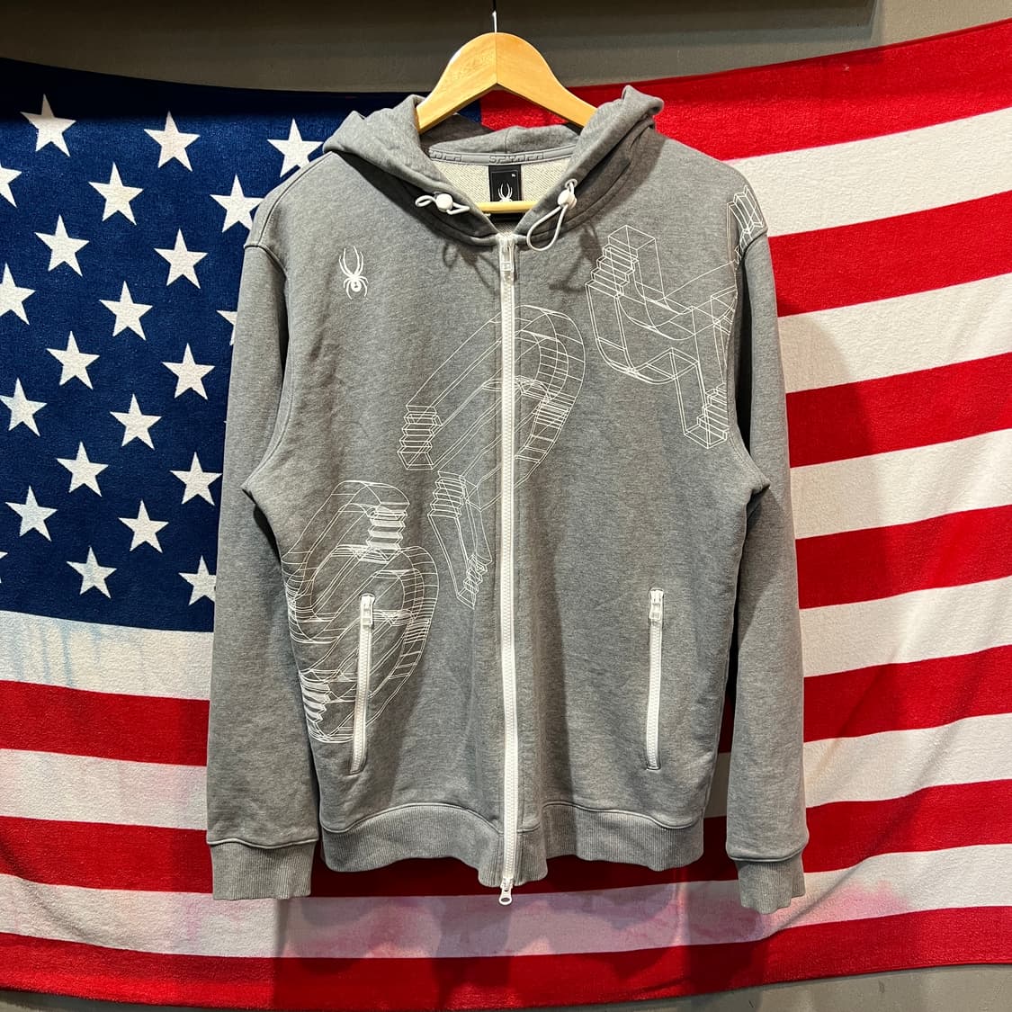 스파이더 후드집업 상품이미지1