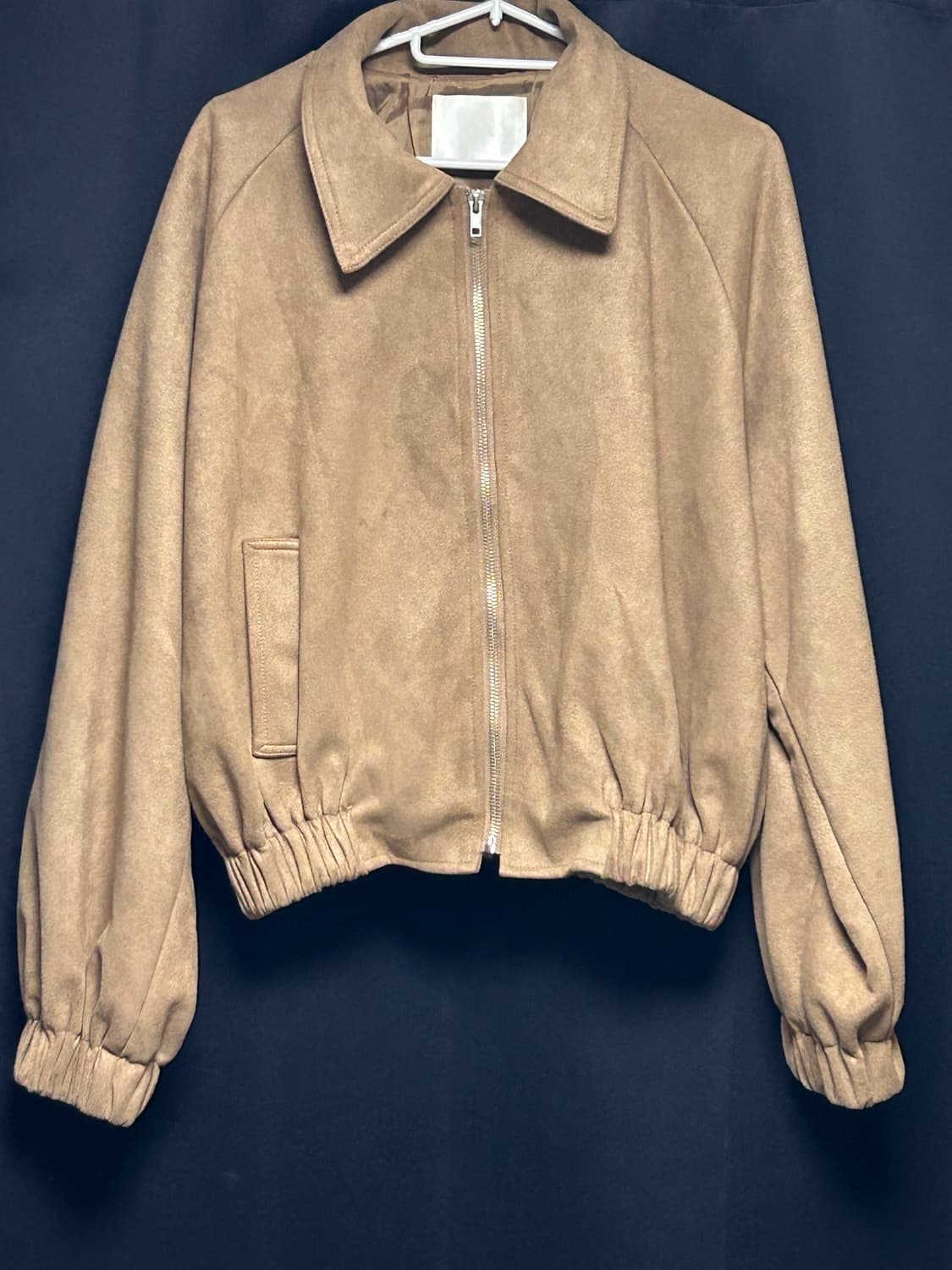 케이클럽 스웨이드 블루종 점퍼 상품이미지1