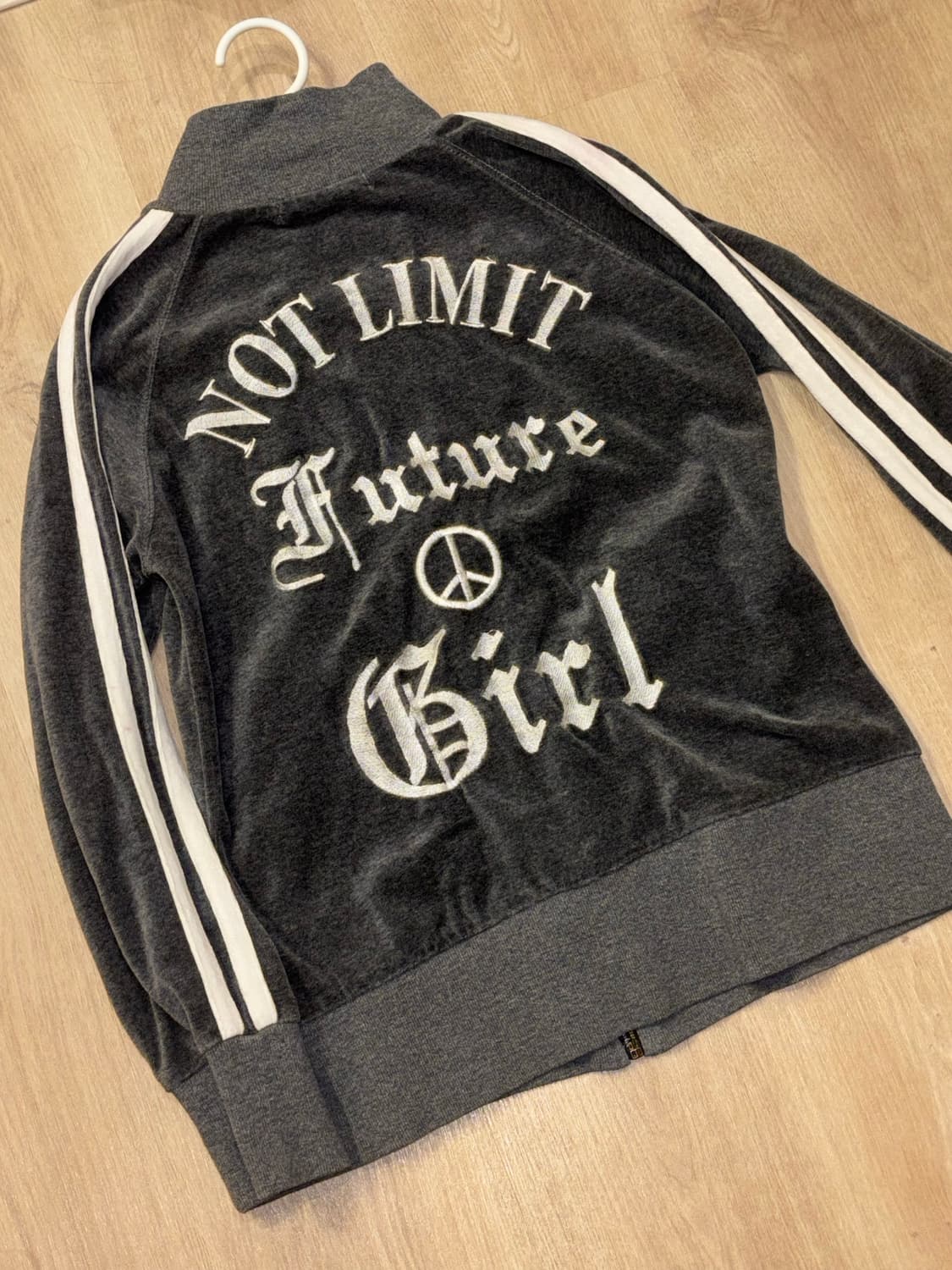 빈티지 벨벳 져지 (그레이) 상품이미지2