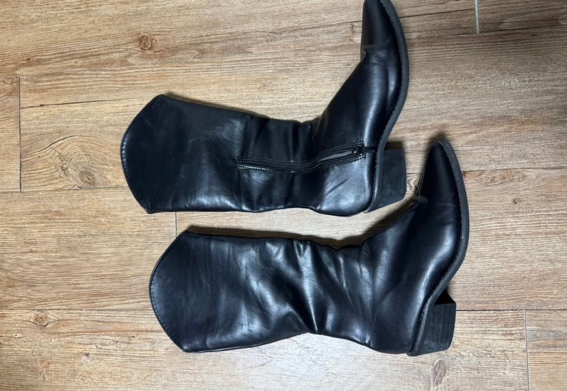 가죽 롱부츠 상품이미지1