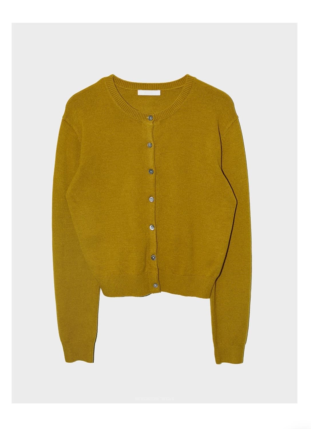 베르크서울 라운드 울 가디건 올리브 상품이미지5