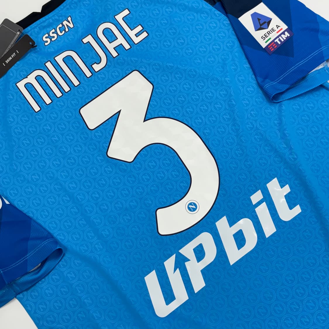 2XL 새상품 EA7 아르마니 나폴리 홈 김민재 어센틱 유니폼  상품이미지3