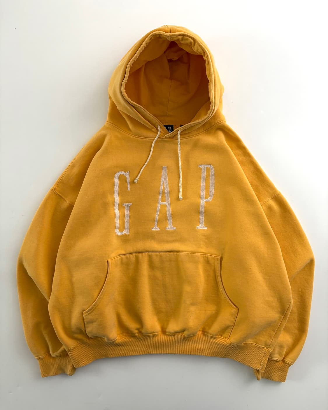 Gap 90‘s 올드 갭 머스타드옐로우컬러 후드티  상품이미지4