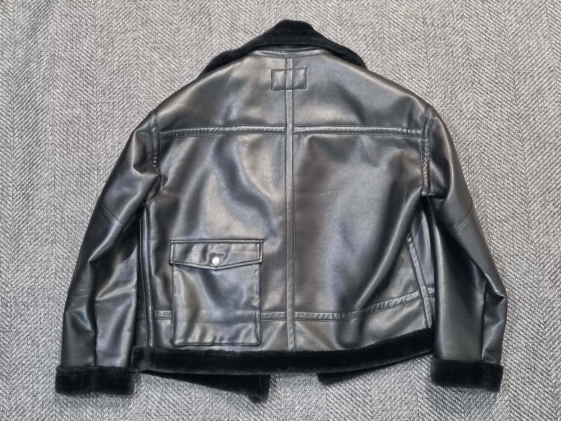 Agingccc — 무톤 라이더 무스탕 자켓 상품이미지4