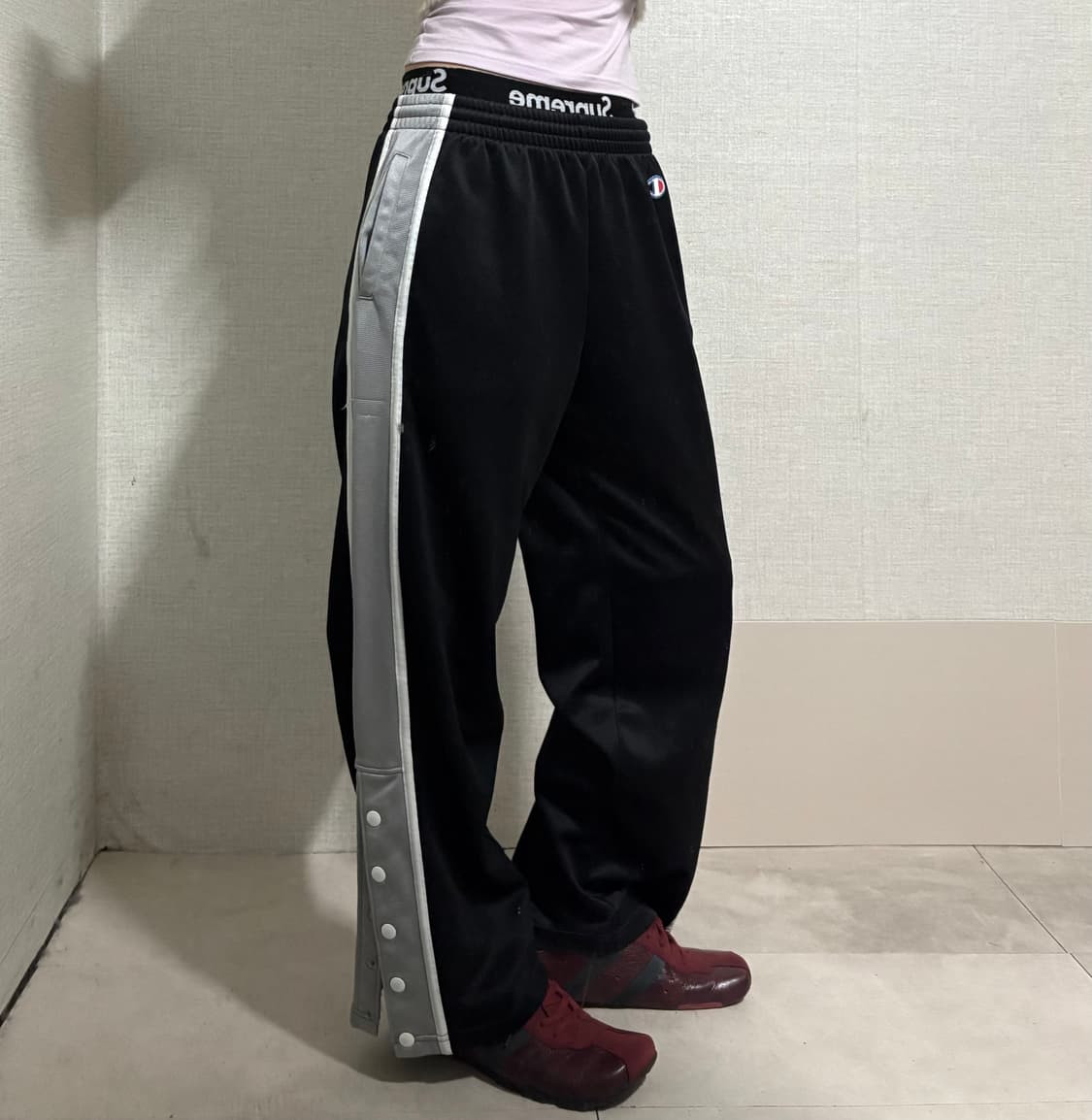 챔피온 사이드버튼 트레이닝 팬츠 상품이미지2