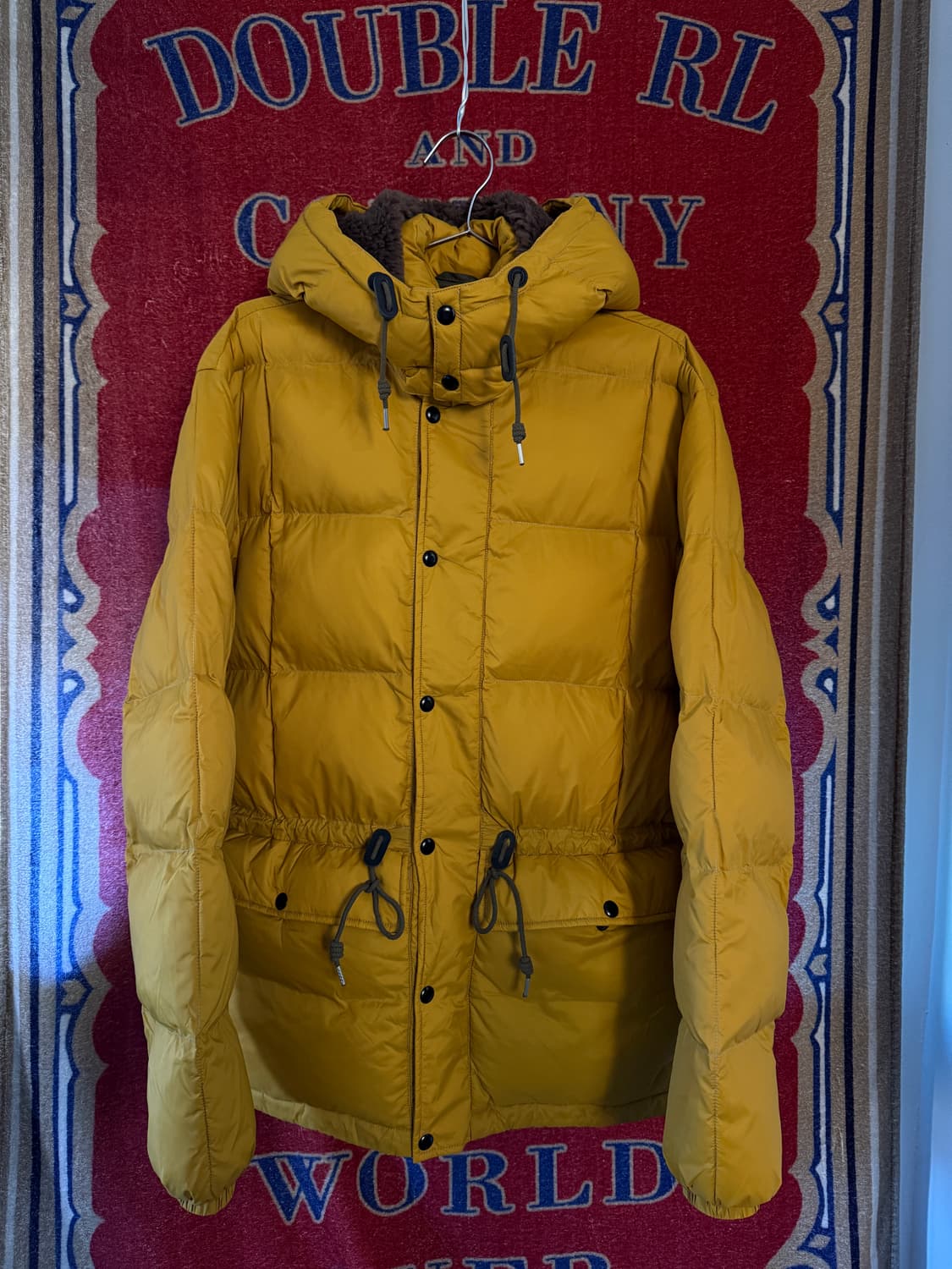 RRL Quilted Hood Padding Yellow XL 상품이미지1