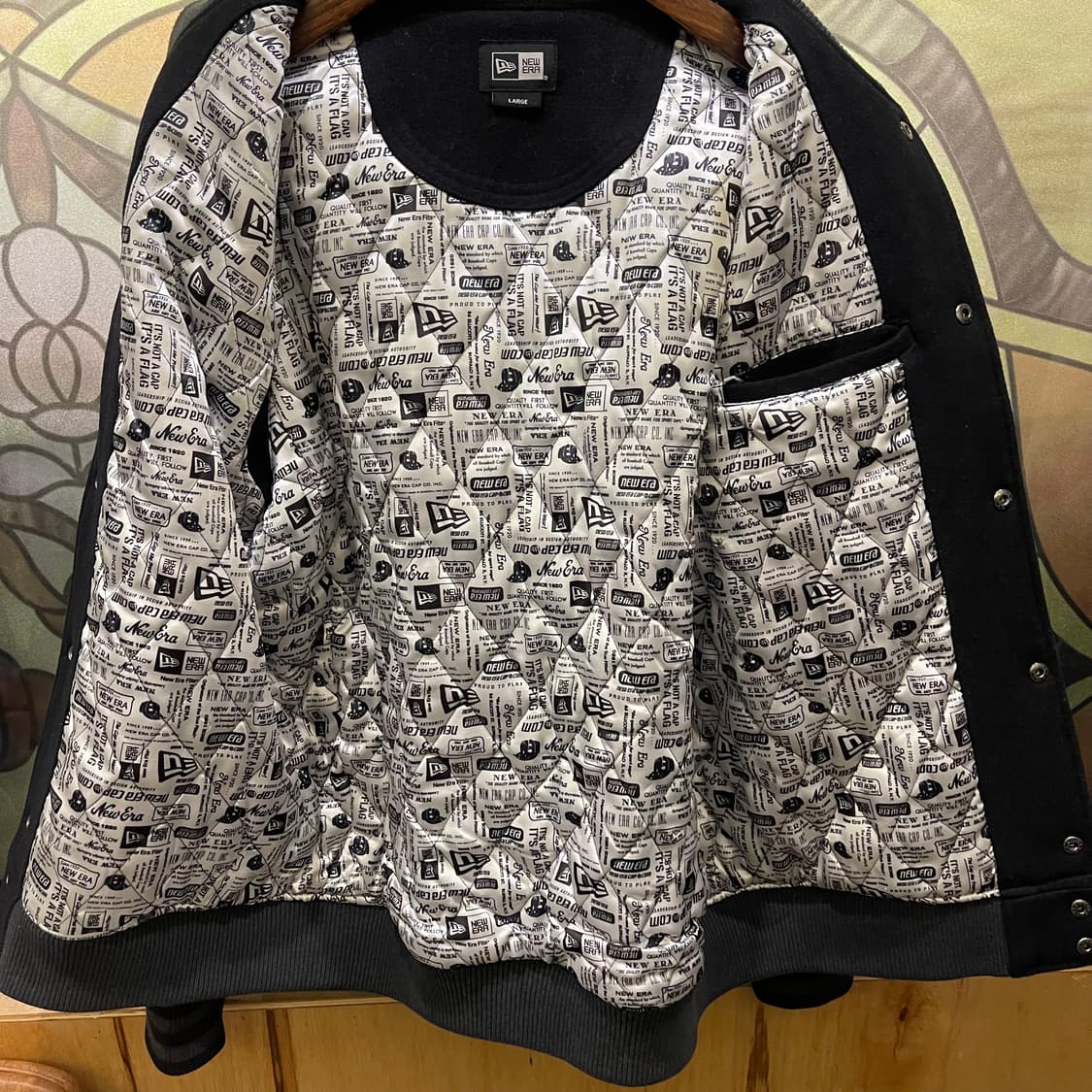 뉴에라 레더 스타디움 점퍼 상품이미지5