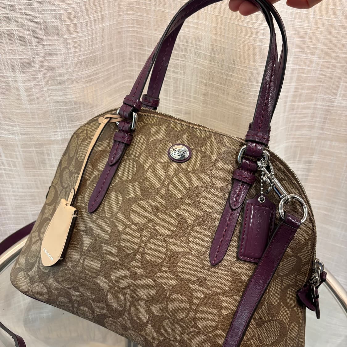 코치 시그니처 투웨이 토트백     상품이미지3