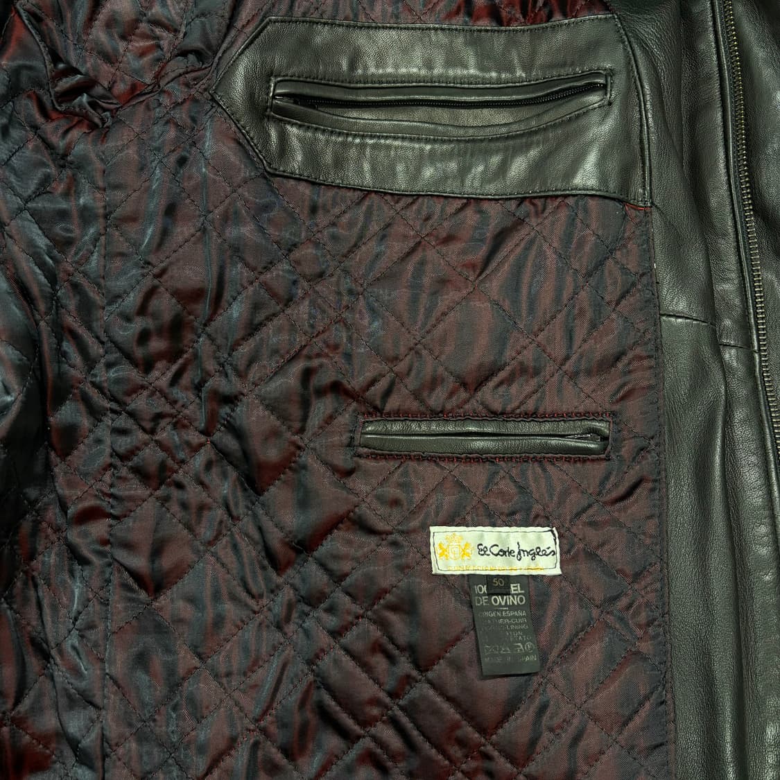 똑딱이단추지퍼 가죽자켓 상품이미지6