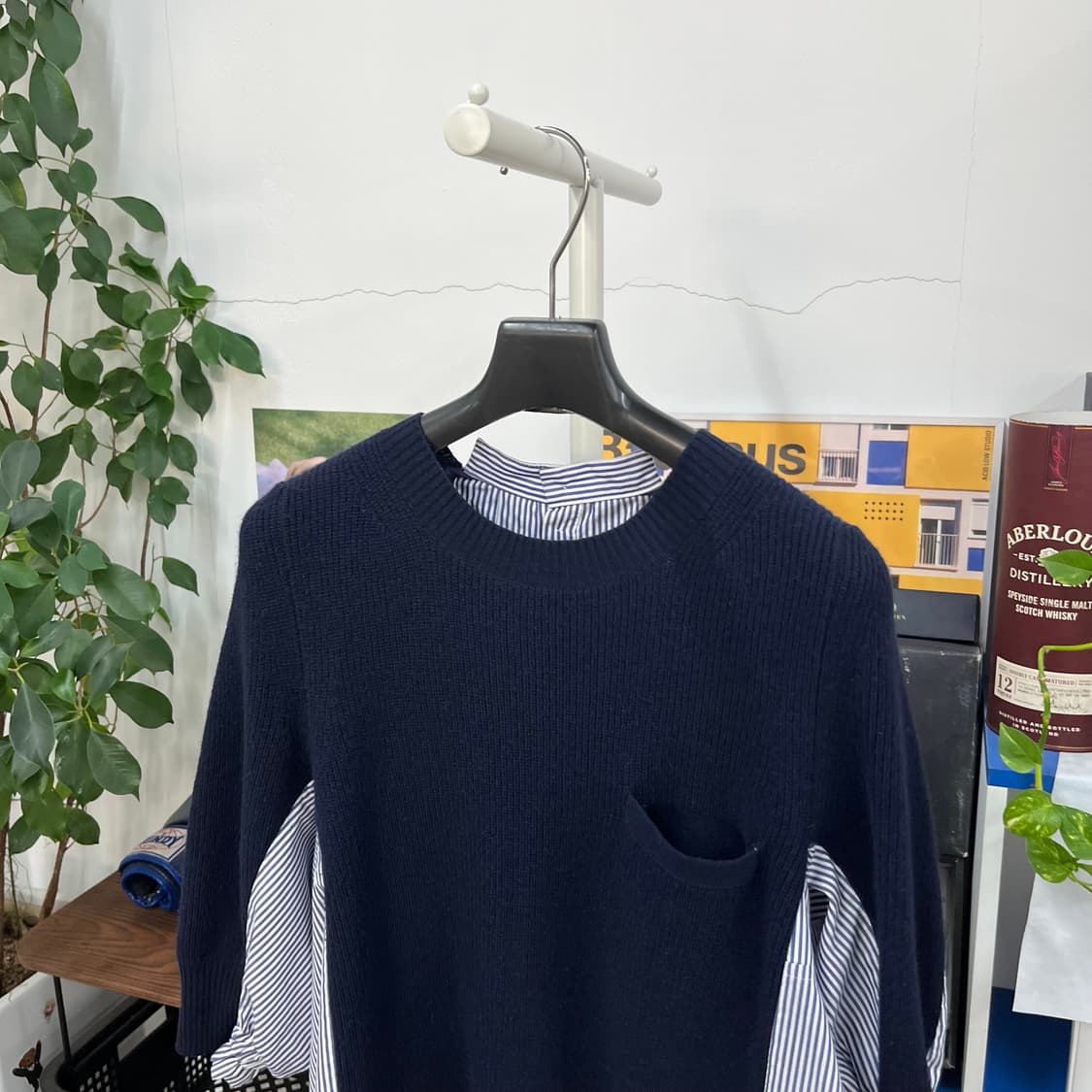 사카이 울/코튼 믹스 블라우스 1 상품이미지2