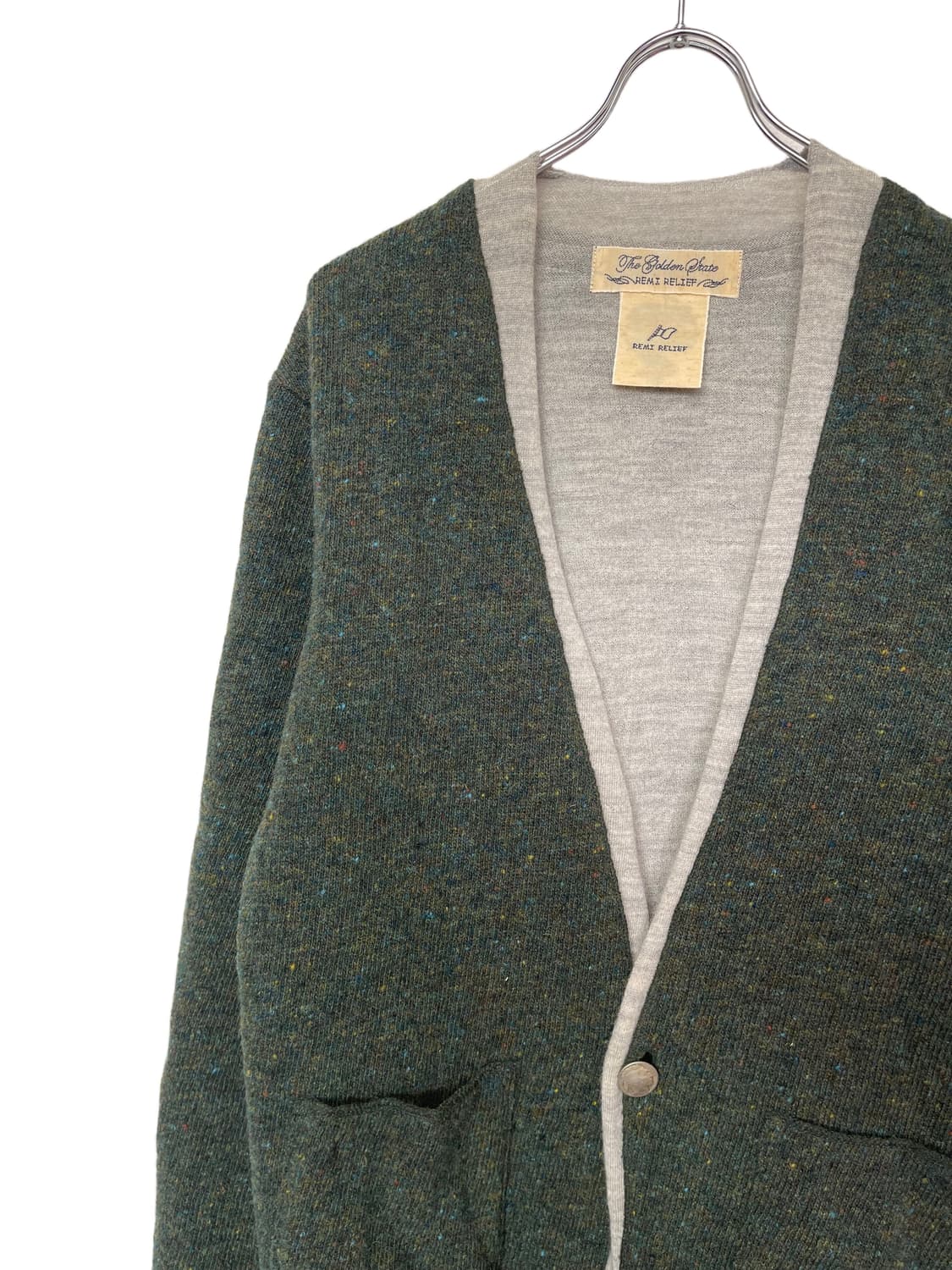 REMI RELIEF Concho Layered Wool Cardigan 상품이미지2