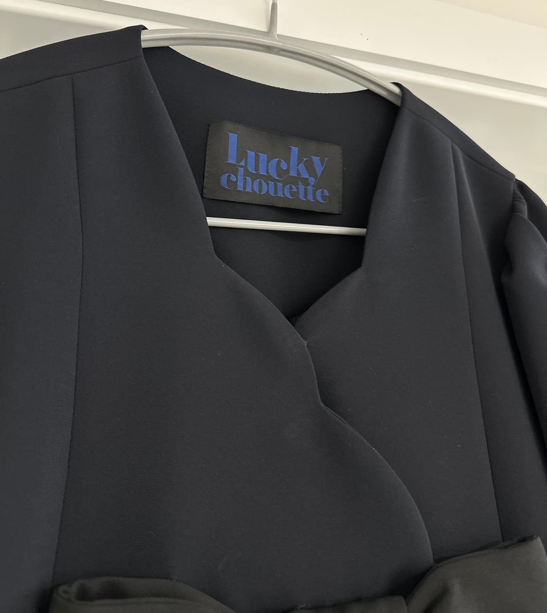 [럭키슈에뜨] 여성 블랙 리본 자켓 상품이미지4