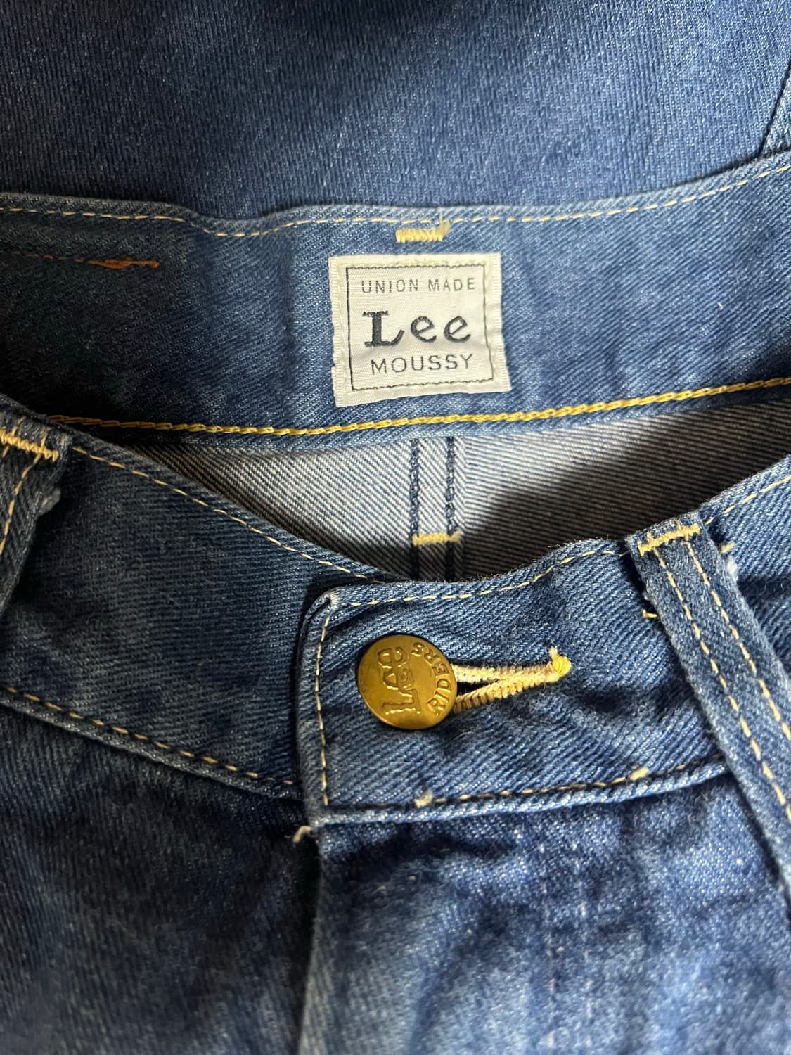 W) Lee vintage denim long skirt 상품이미지4