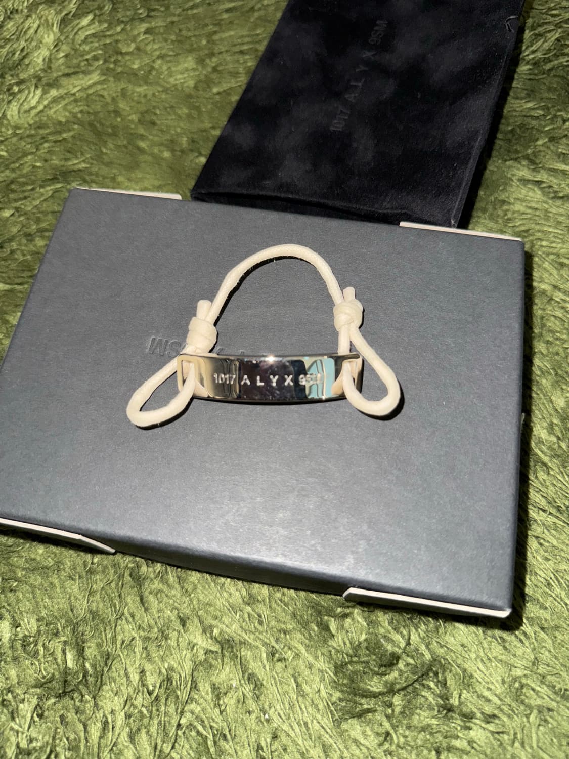 [OS] 1017 ALYX 9SM 알릭스 로고 화이트 메탈 브레이슬릿 상품이미지4