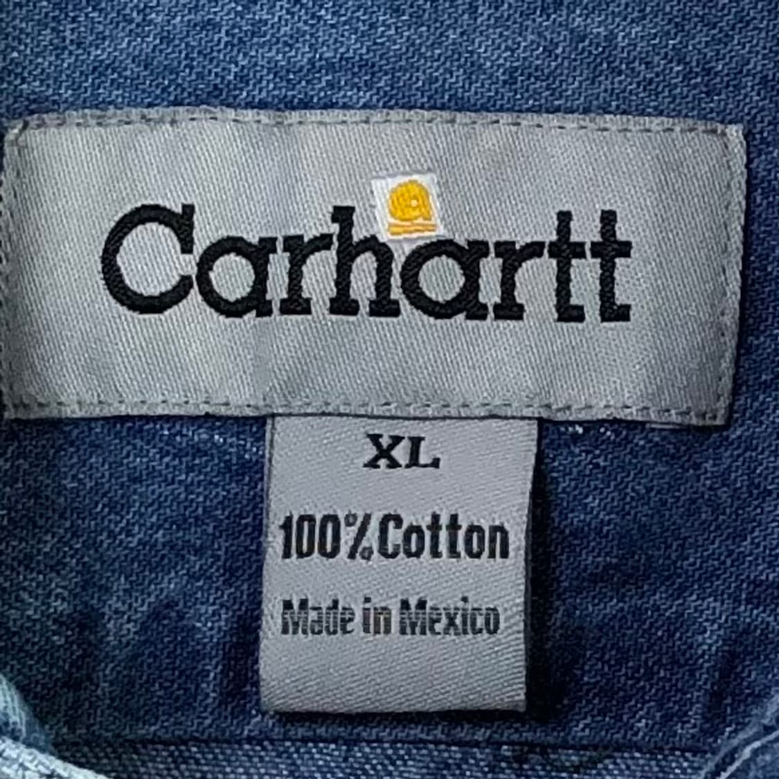 Xxl 칼하트 데님 셔츠 상품이미지3