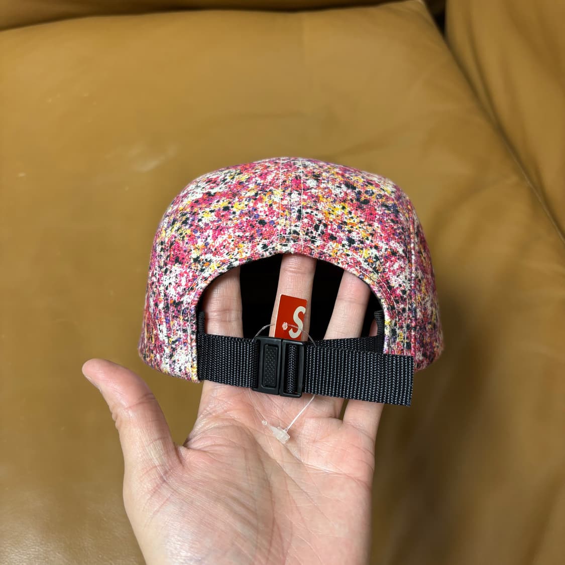 슈프림 캠프캡 모자 박스로고 리버티 스프레이 핑크 상품이미지7