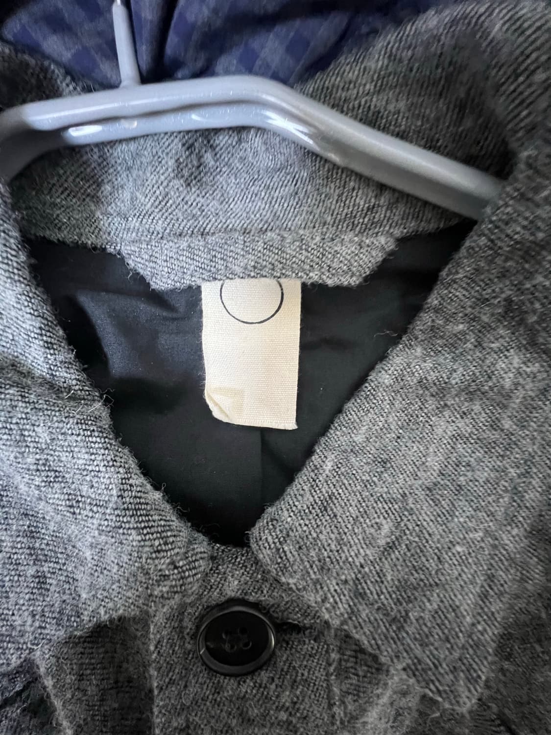 세야 그레이 크롭 코튼 울 자켓 상품이미지3