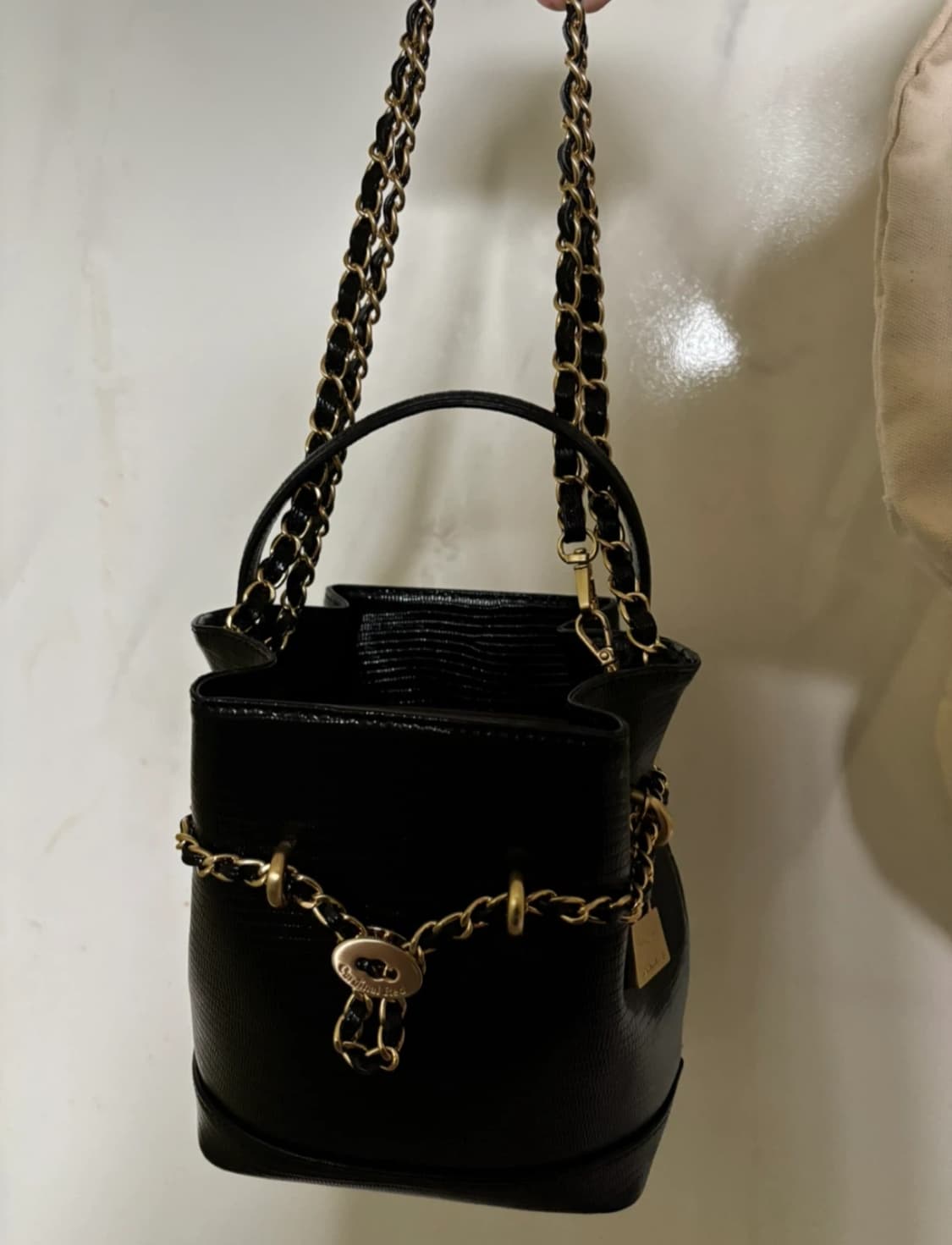 카디널레드 벨백 Bell bag lizard 상품이미지2