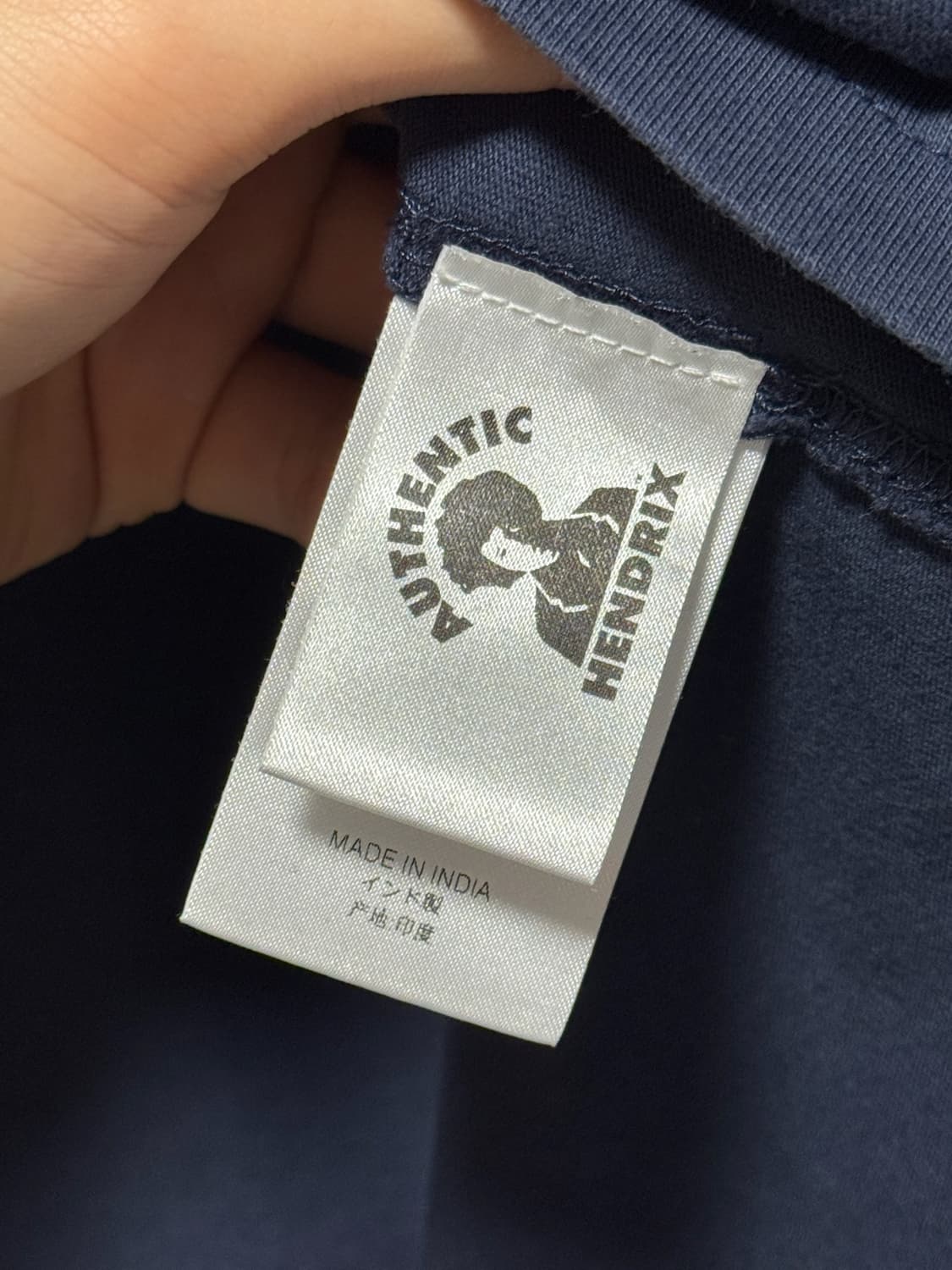 이놈어닛 프린트 반팔 티셔츠 네이비 S 상품이미지5