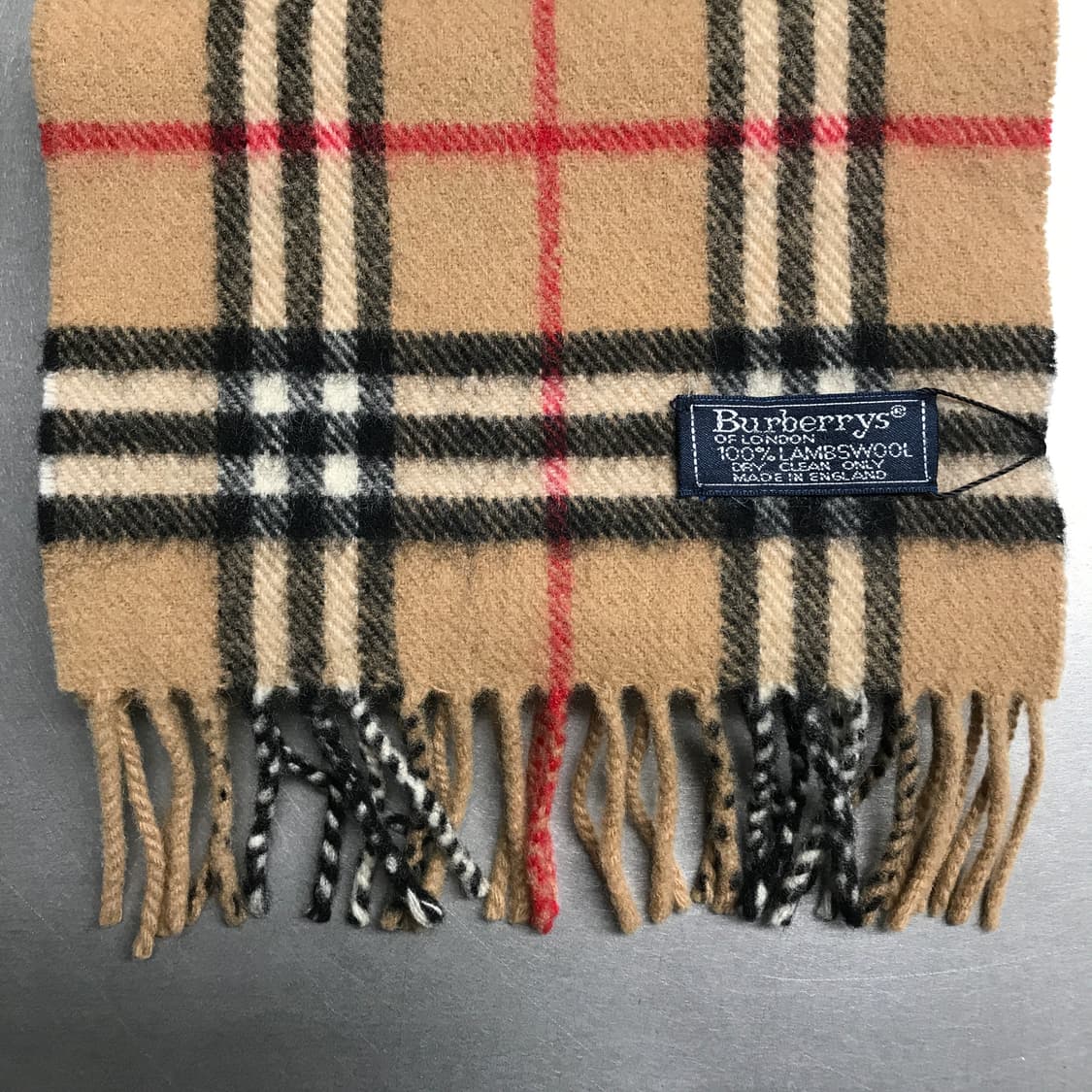 버버리 정품 램스울 머플러 베이지 상품이미지3