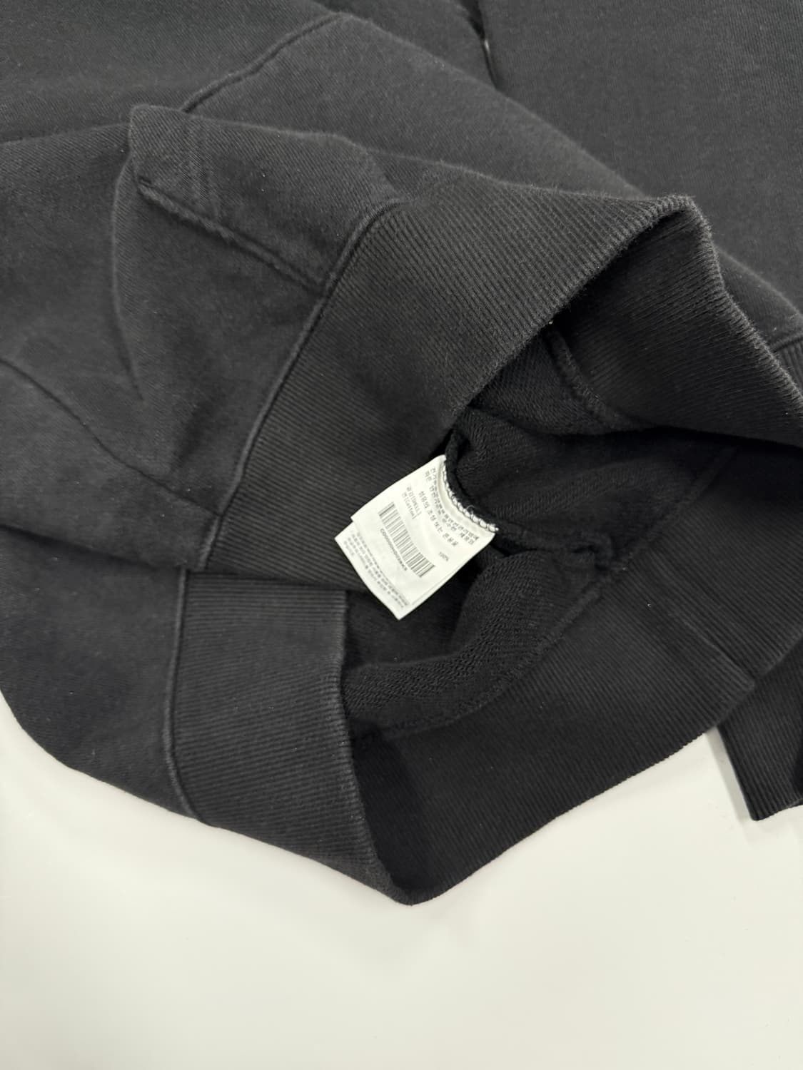 커버낫 오버핏 블랙 후드티 상품이미지5