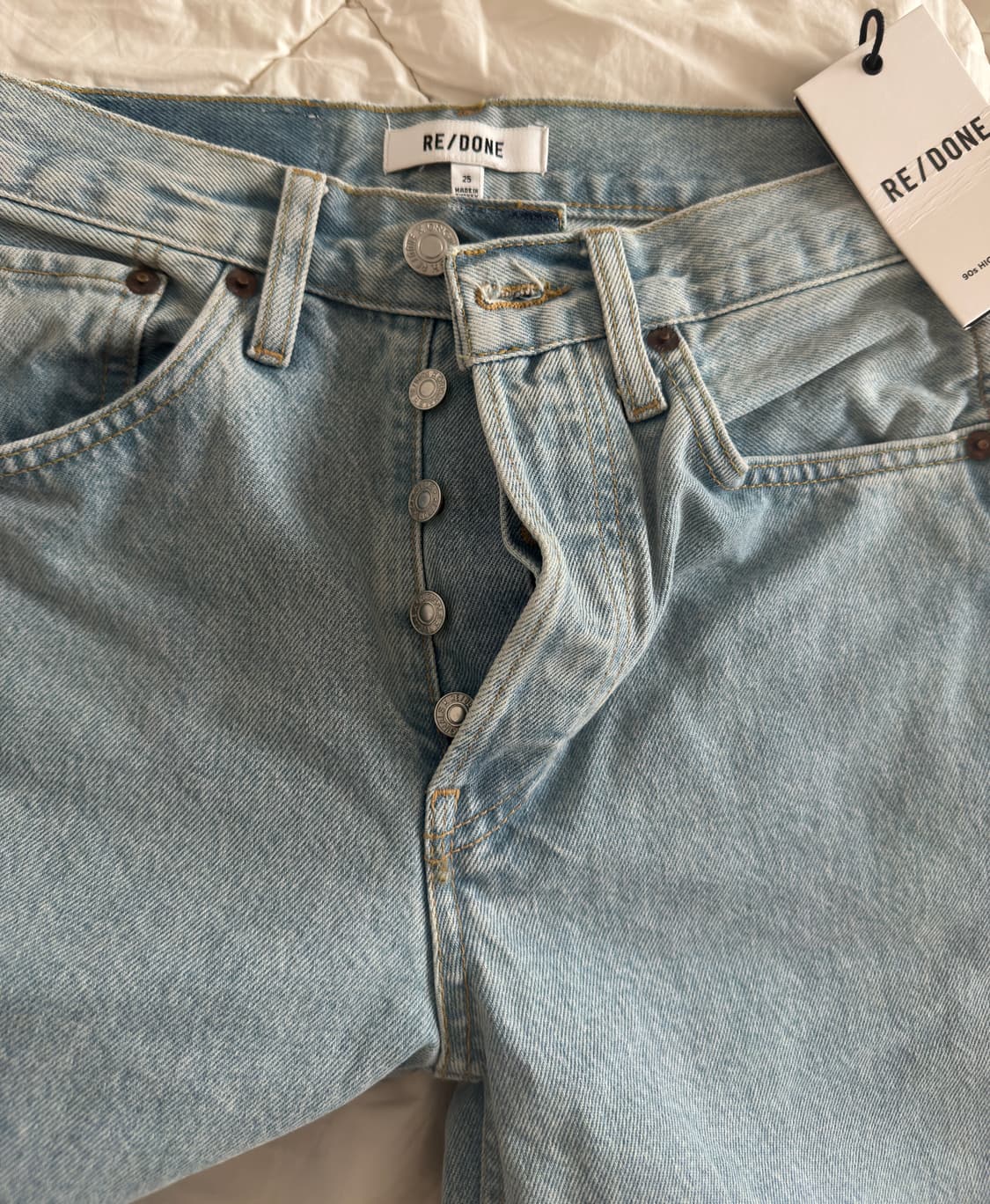 Re/done 리던 90s high rise loose jean팝니다 상품이미지3