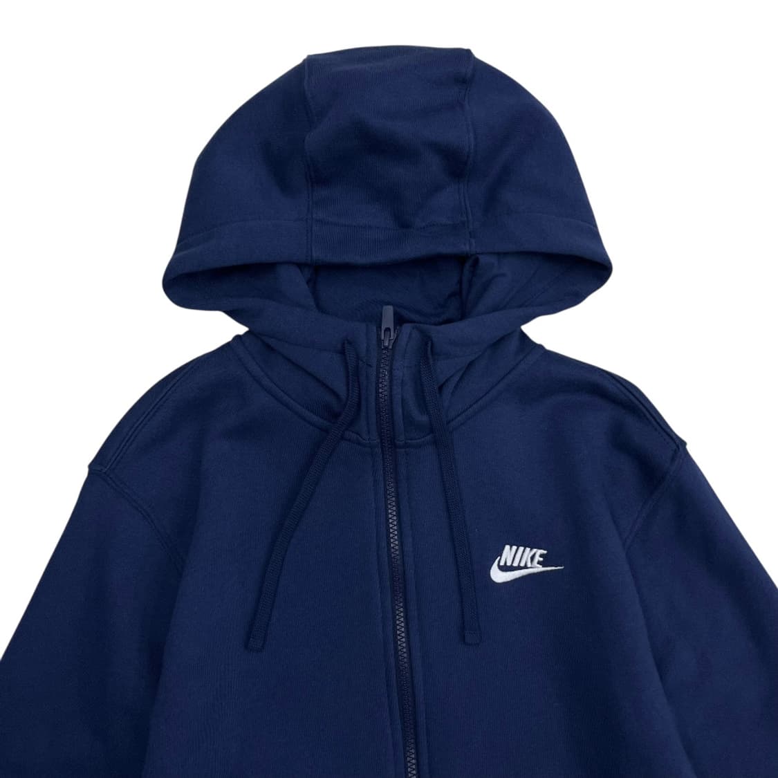 나이키 미니로고 네이비 후드집업 S 상품이미지5