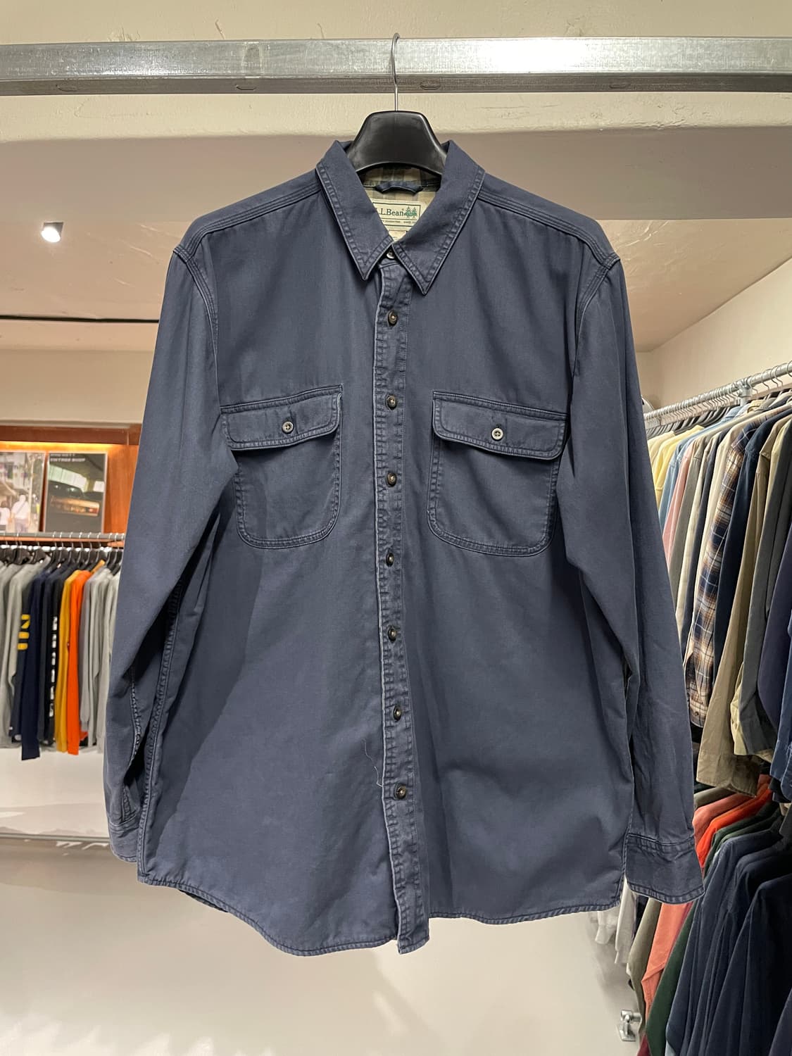 L.L Bean 안감 체크 셔츠   상품이미지5
