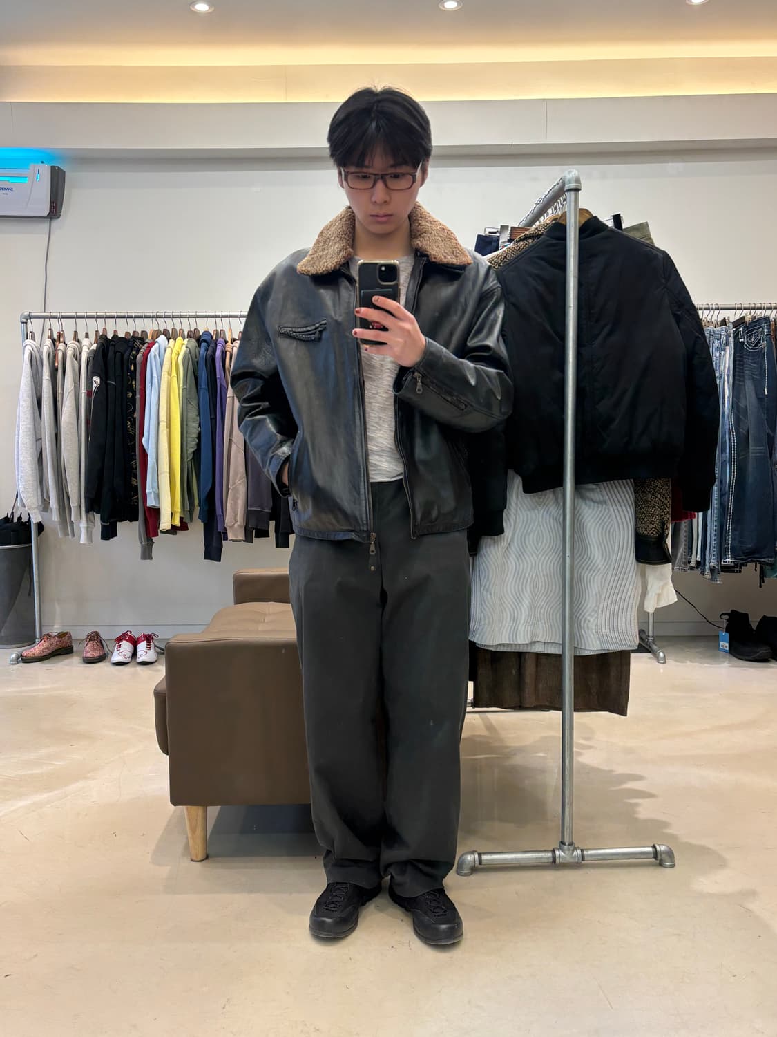 YOONG MISA 747 레더 자켓 상품이미지7