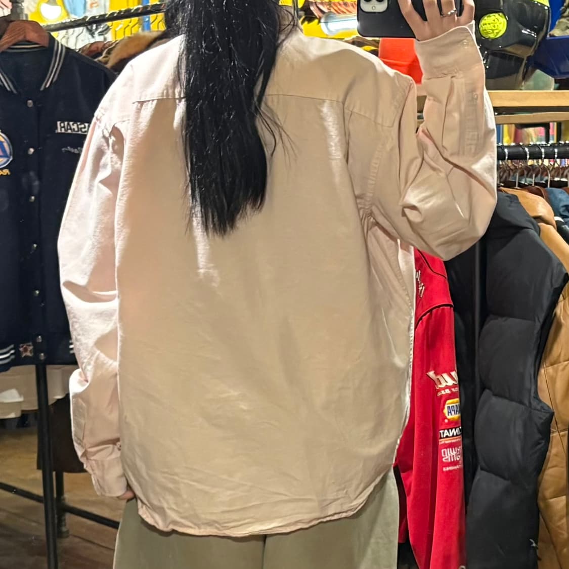 [HI] Carhartt 칼하트 긴팔셔츠 라이트핑크 상품이미지5