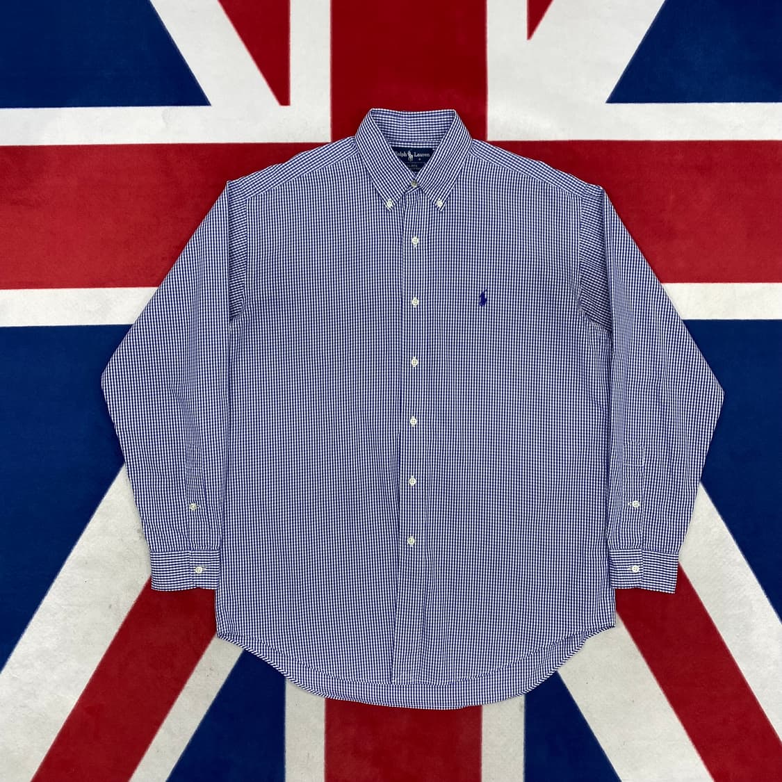 폴로 체크 셔츠 M 실측 XL-2XL 상품이미지1